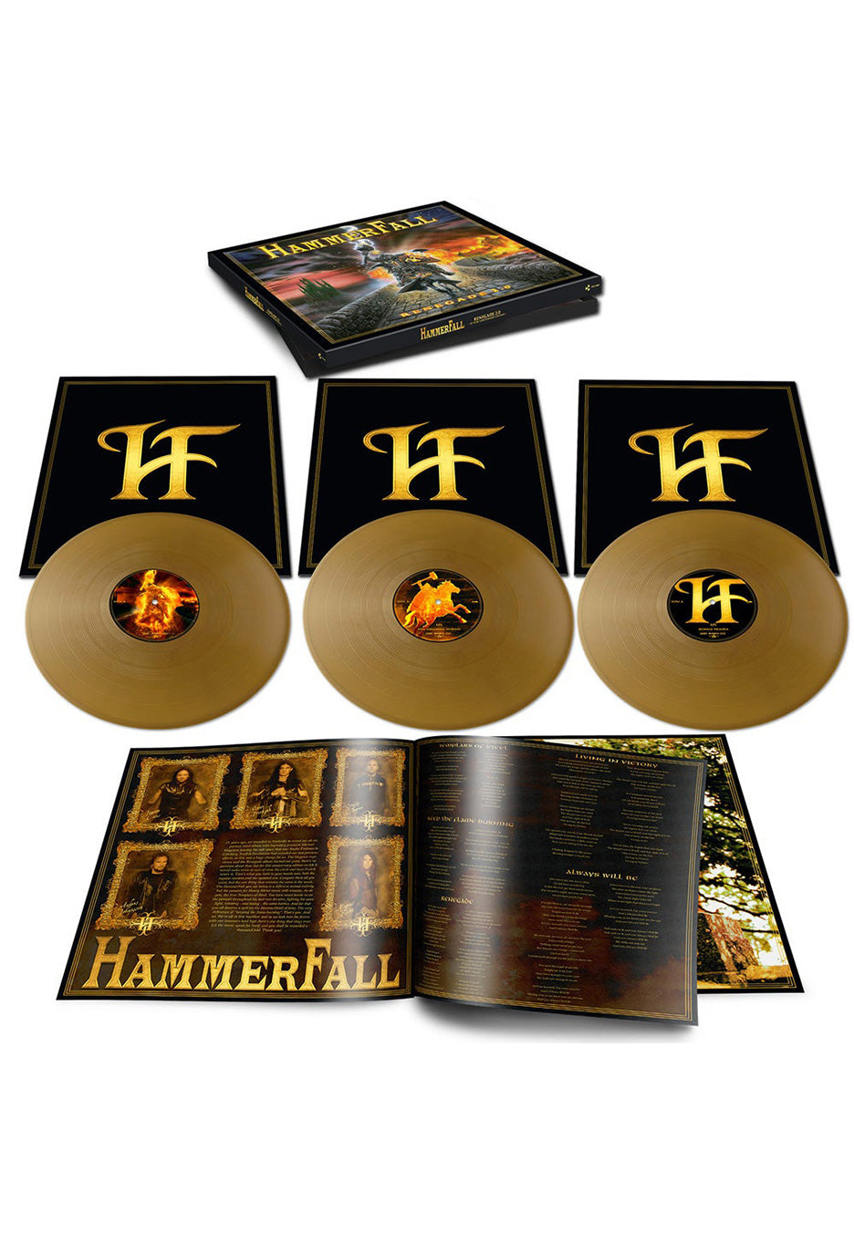 Hammerfall - Renegade 2.0 Ltd. Gold - Colored Vinyl Boxset | Neutral-Image