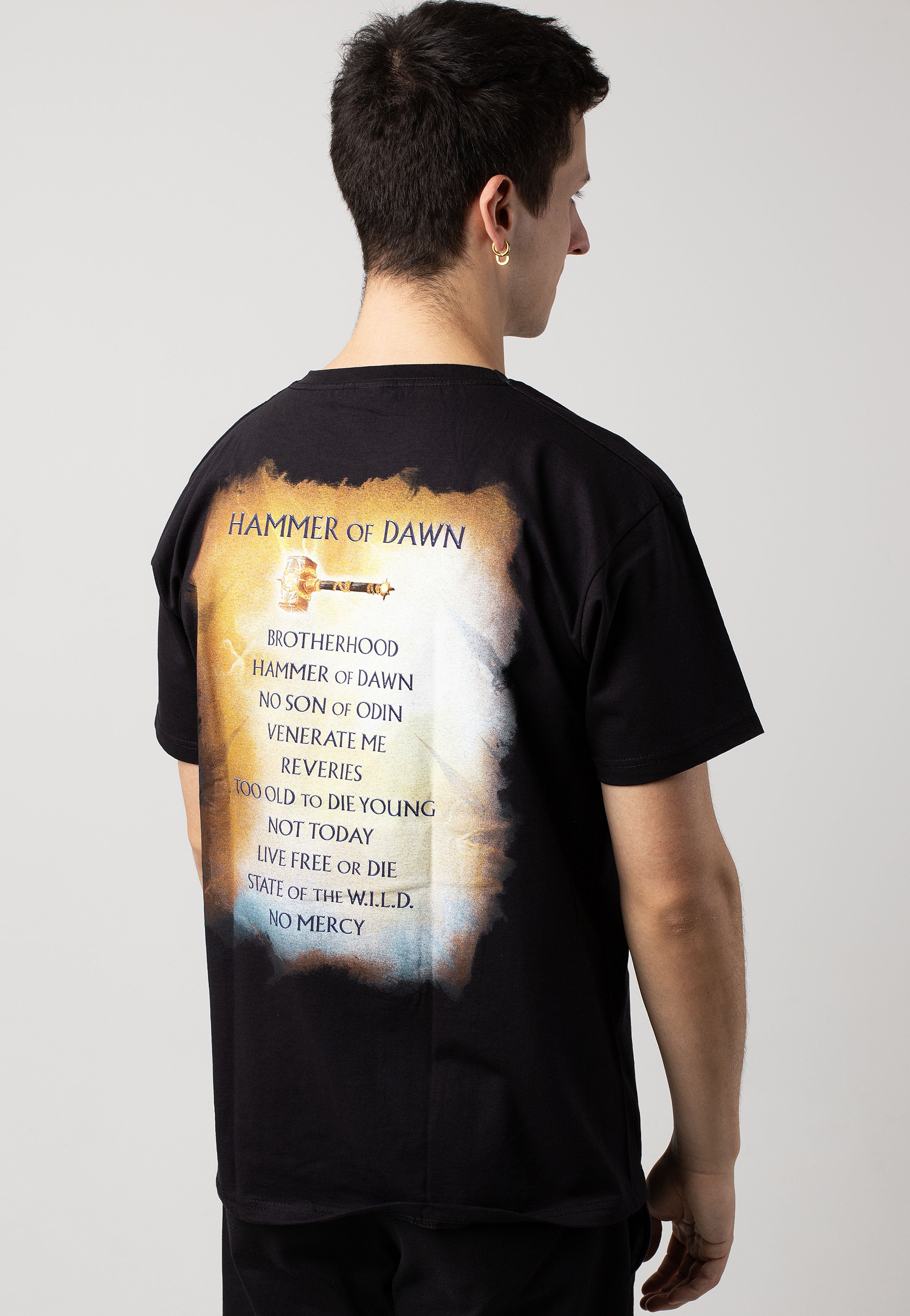 Hammerfall - Hammer Of Dawn Tracks - T-Shirt | Men-Image