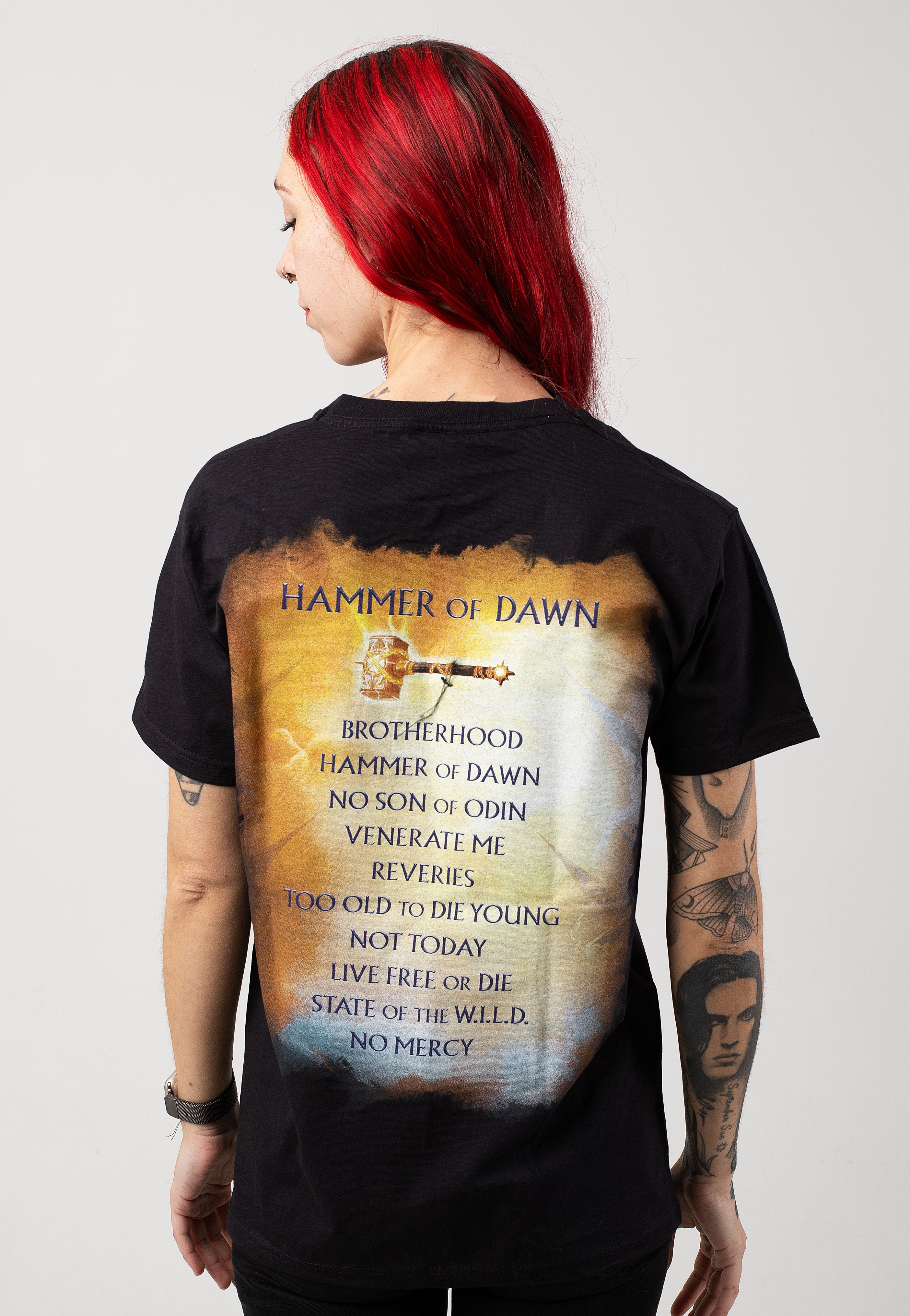 Hammerfall - Hammer Of Dawn Tracks - T-Shirt | Women-Image