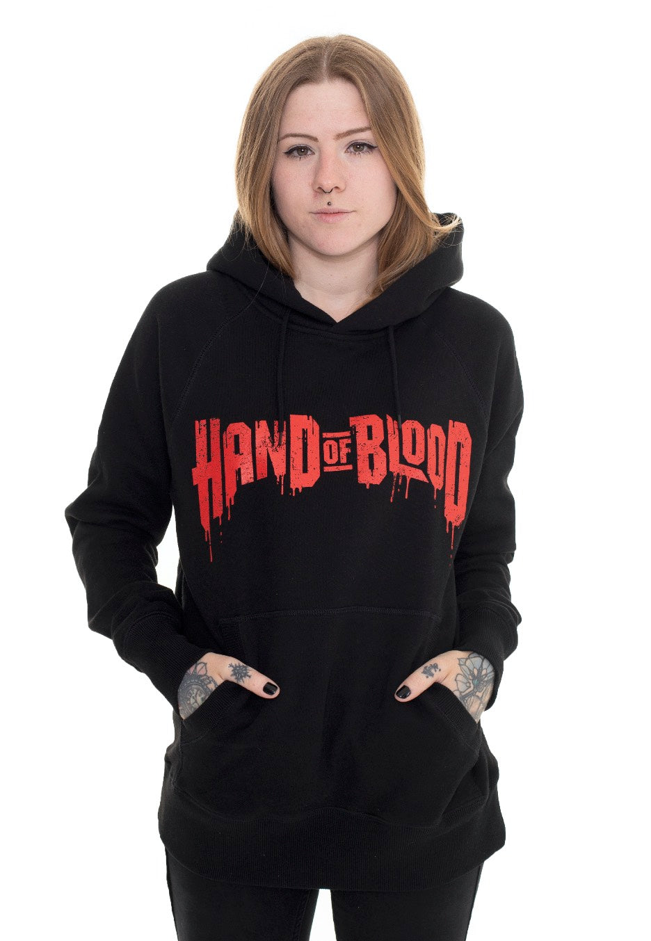 HandOfBlood - Logo Backprint - Hoodie | Women-Image