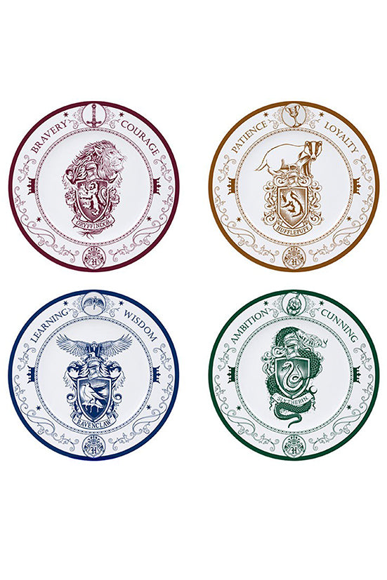 Harry Potter - Hogwarts Houses Set of 4 - Plate | Neutral-Image