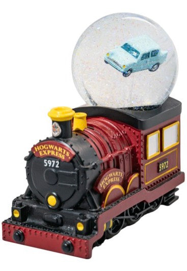 Harry Potter - Hogwarts Express Flying Ford Anglia - Snow Globe | Neutral-Image