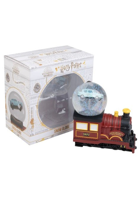 Harry Potter - Hogwarts Express Flying Ford Anglia - Snow Globe | Neutral-Image