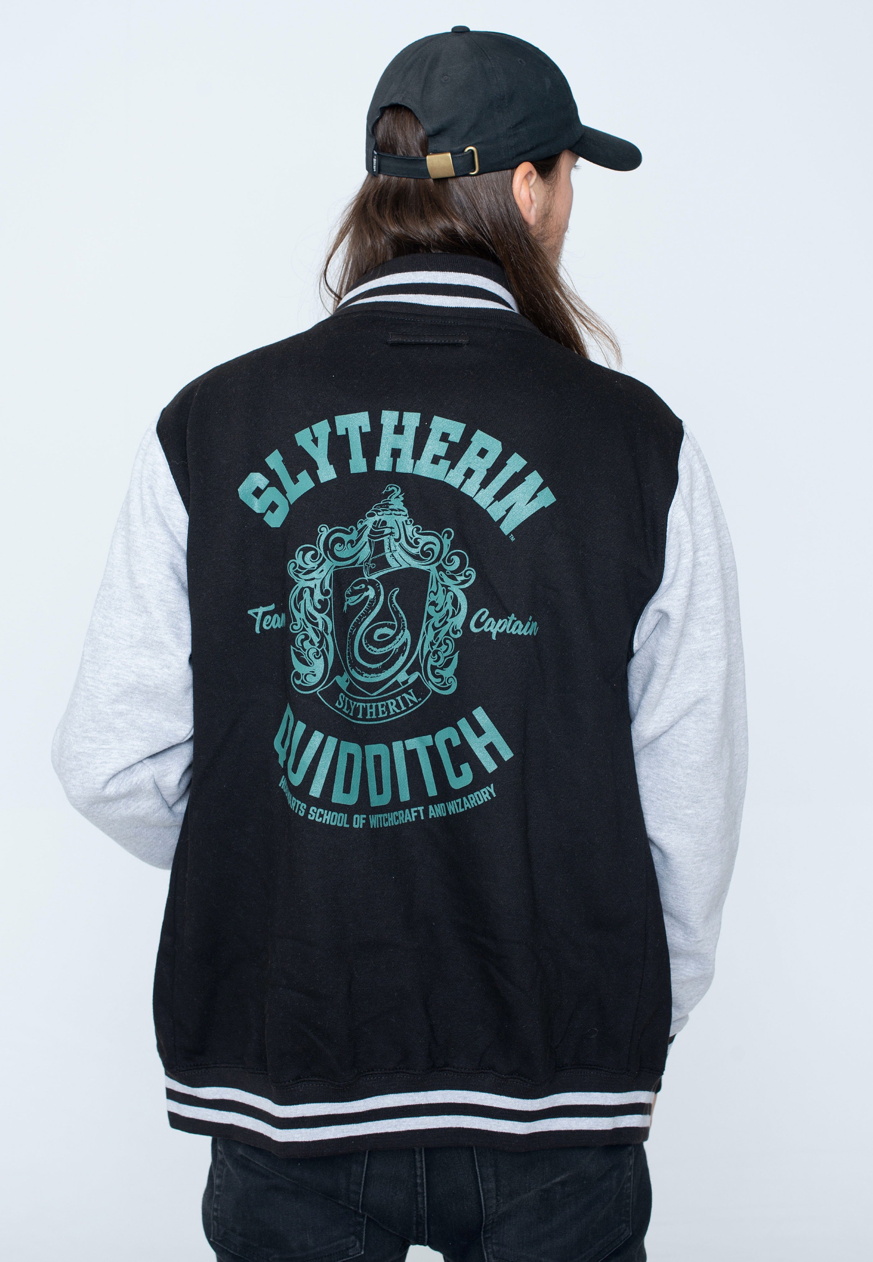 Harry Potter - Slytherin Quidditch - College Jacket | Men-Image