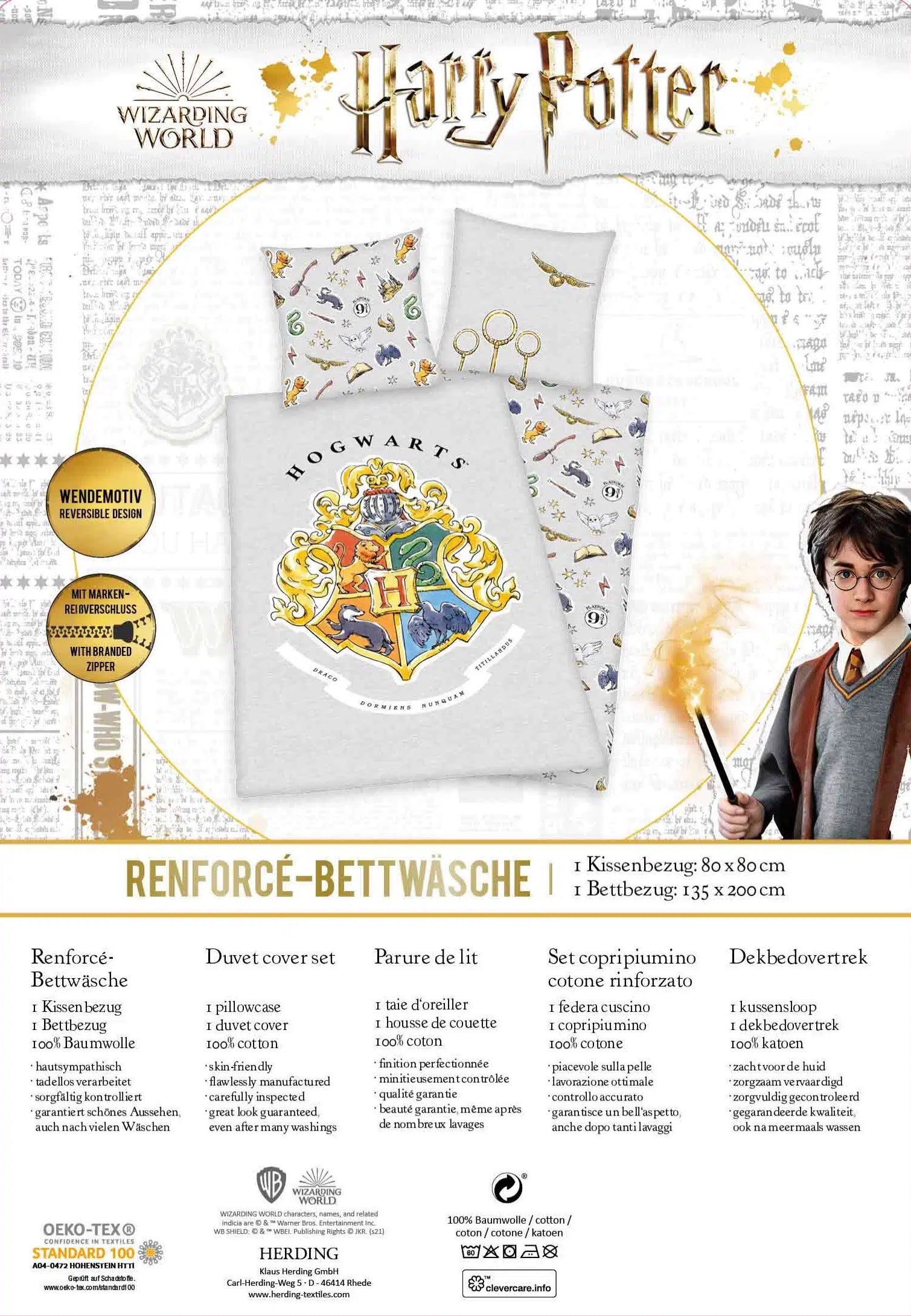 Harry Potter - Hogwarts - Bedding | Neutral-Image