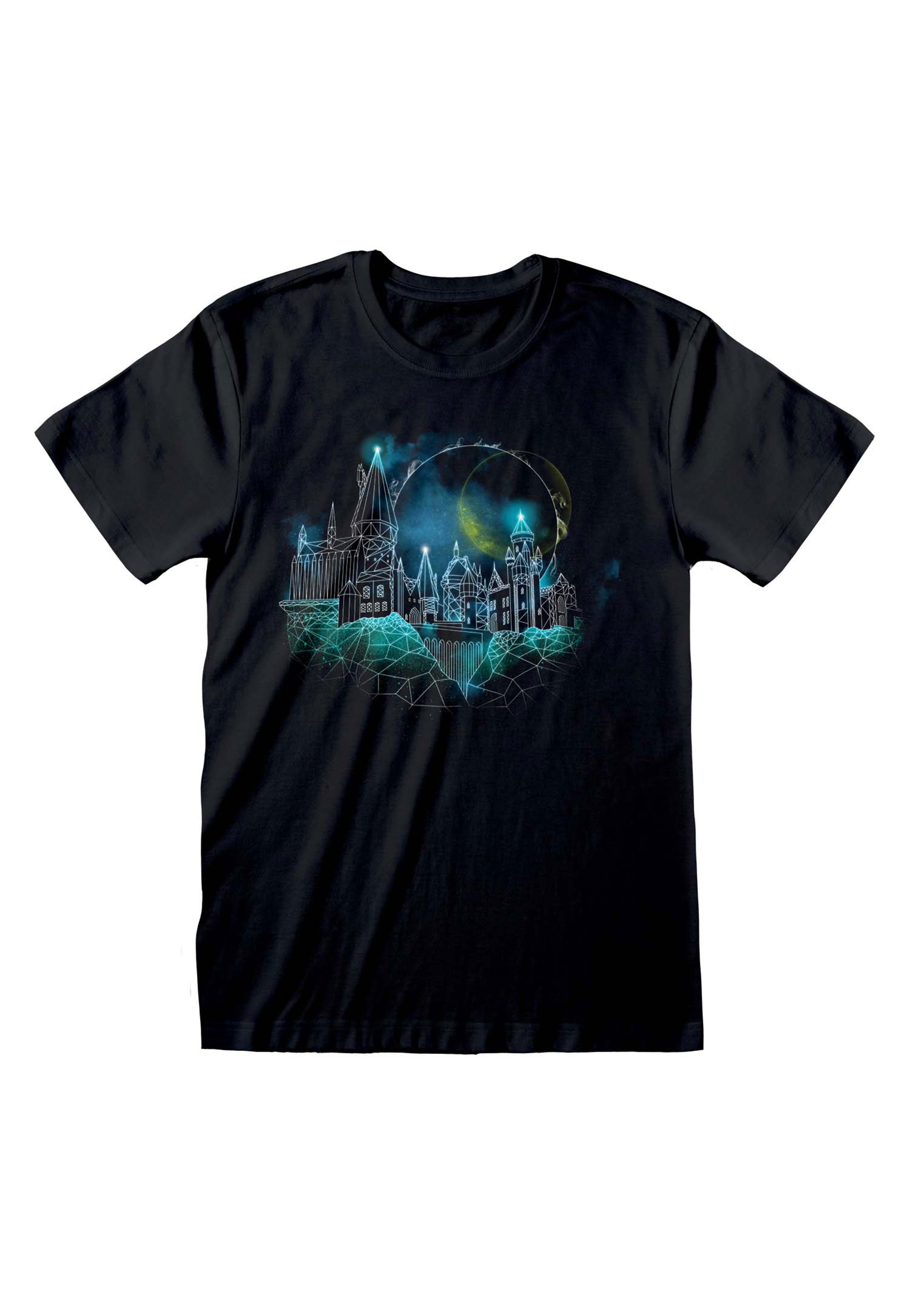 Harry Potter - Wireframe Hogwarts - T-Shirt | Men-Image