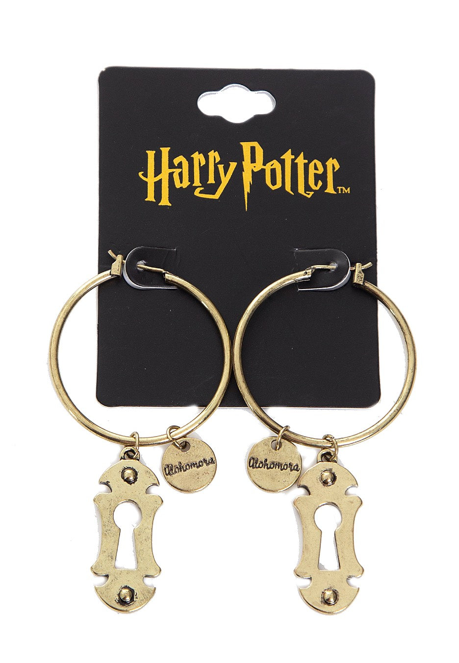 Harry Potter - Alohomora Key/Lock Hoop - Earrings | Neutral-Image