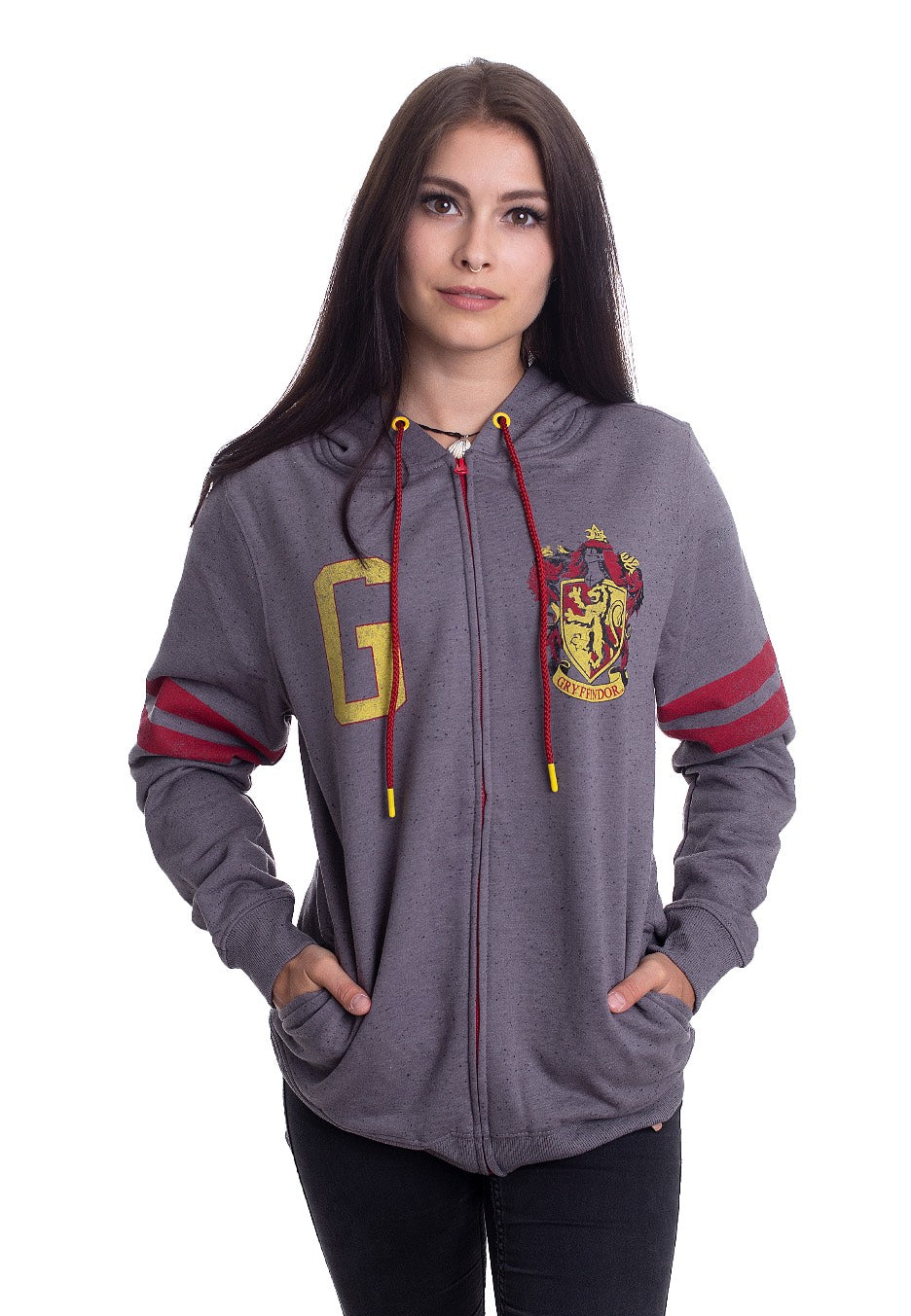 Harry Potter - Gryffindor Charcoal - Zipper | Women-Image