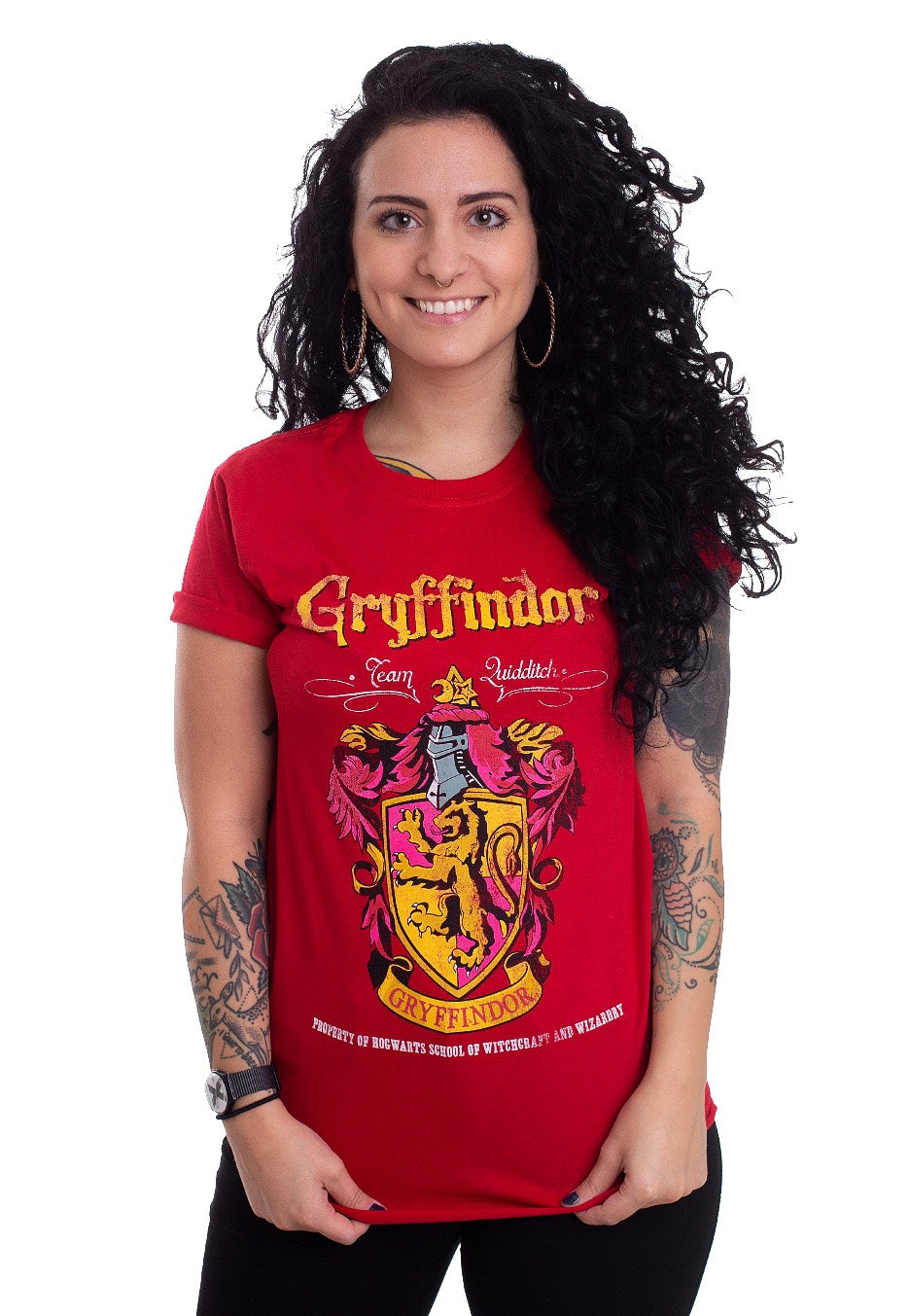 Harry Potter - Gryffindor Quidditch Red - T-Shirt | Women-Image