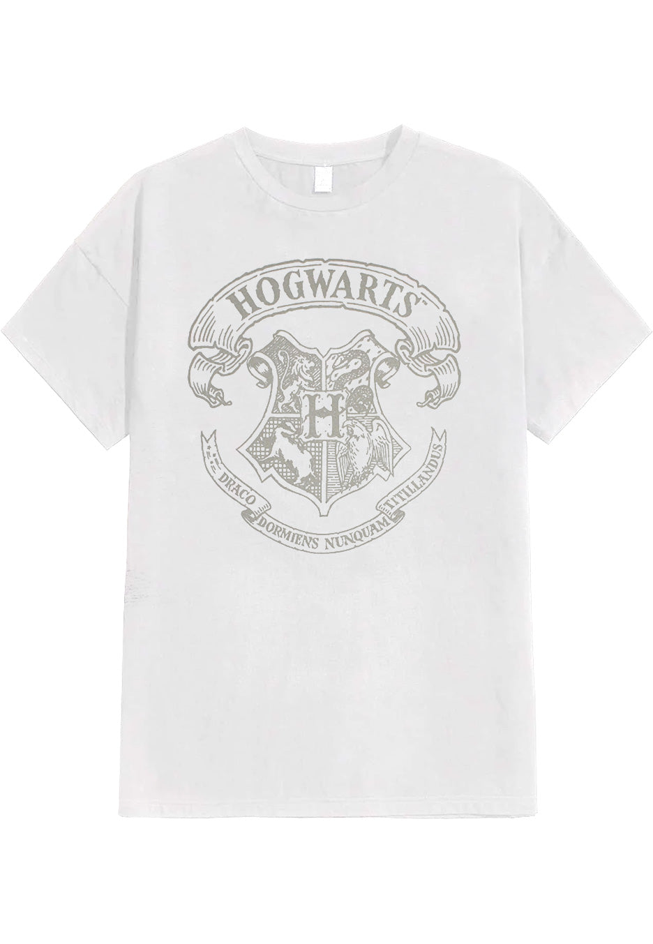 Harry Potter - Hogwarts White - T-Shirt | Neutral-Image