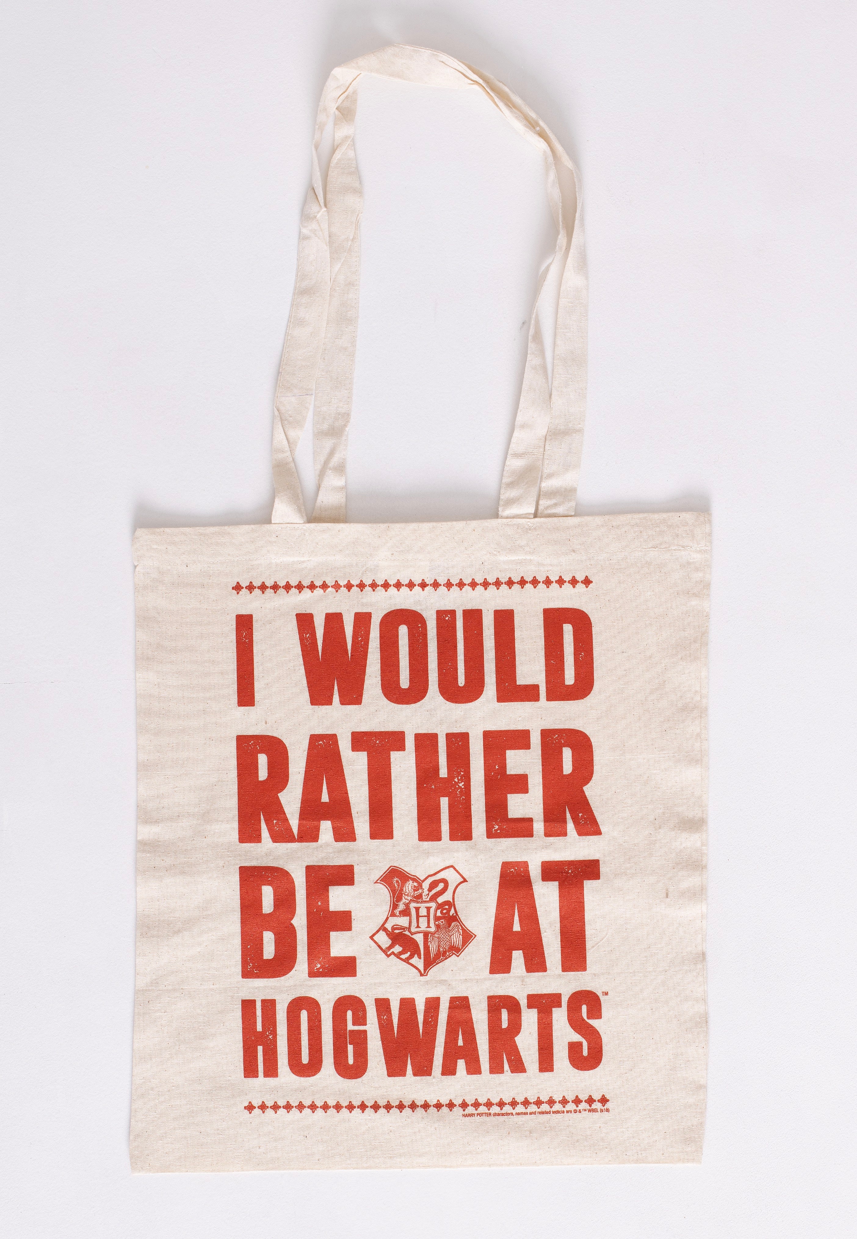 Harry Potter - I Would Rather Be At Hogwarts Natural - Tote Bag | Neutral-Image