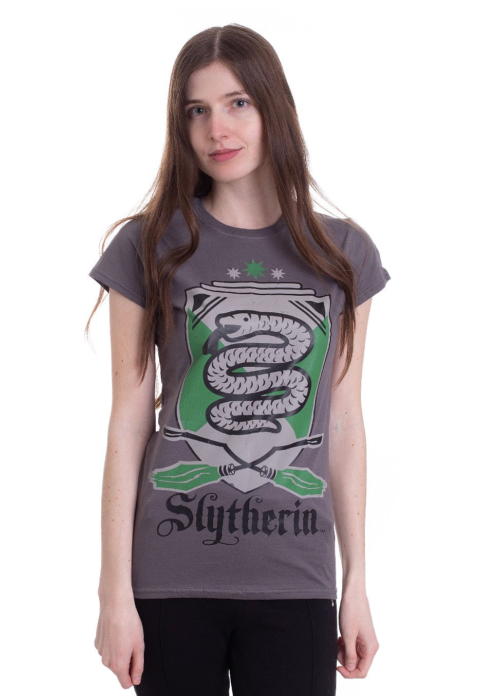 Harry Potter - Slytherin 07 Dark Grey - Girly | Women-Image