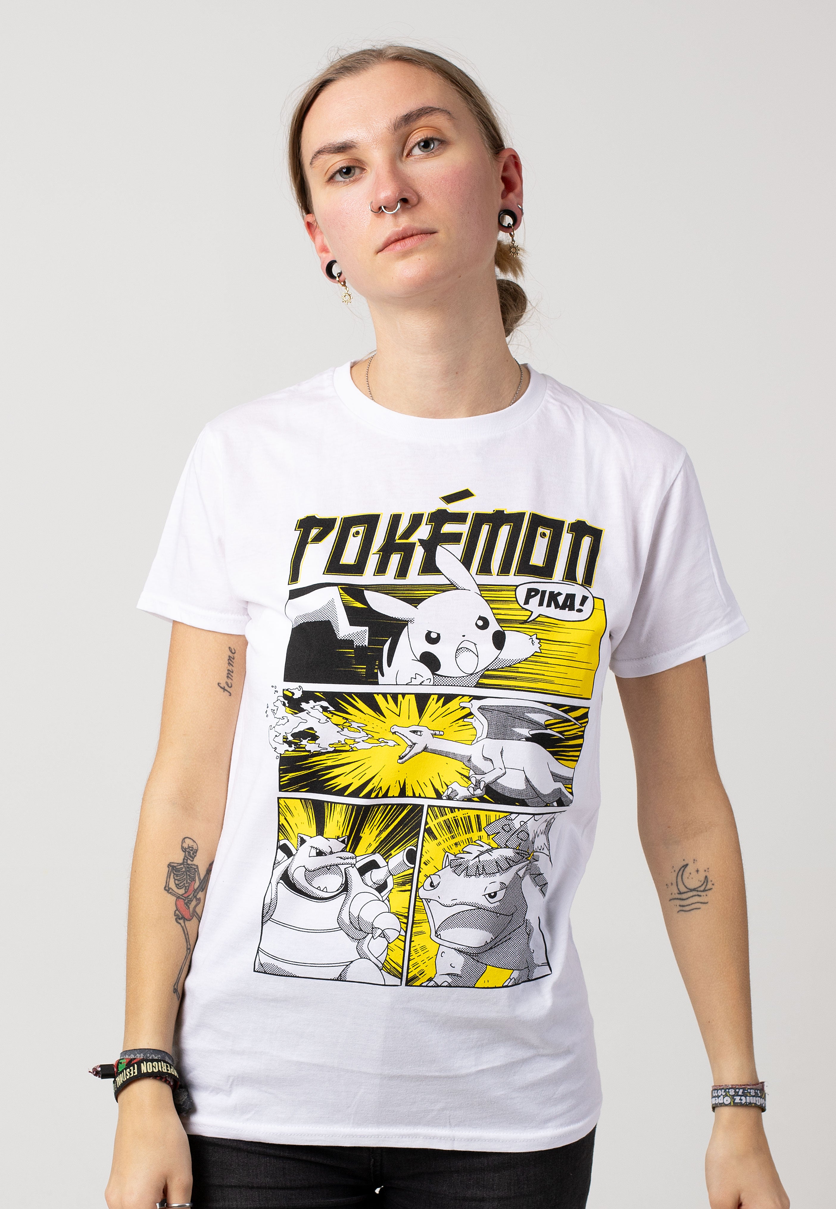 Pokémon - Anime Style Cover White - T-Shirt | Women-Image