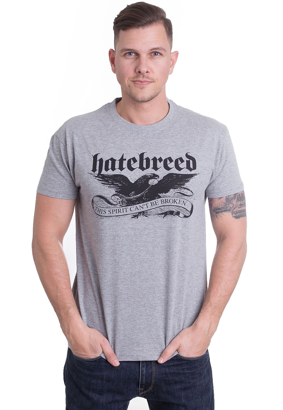 Hatebreed - Eagle Sportsgrey - T-Shirt | Men-Image