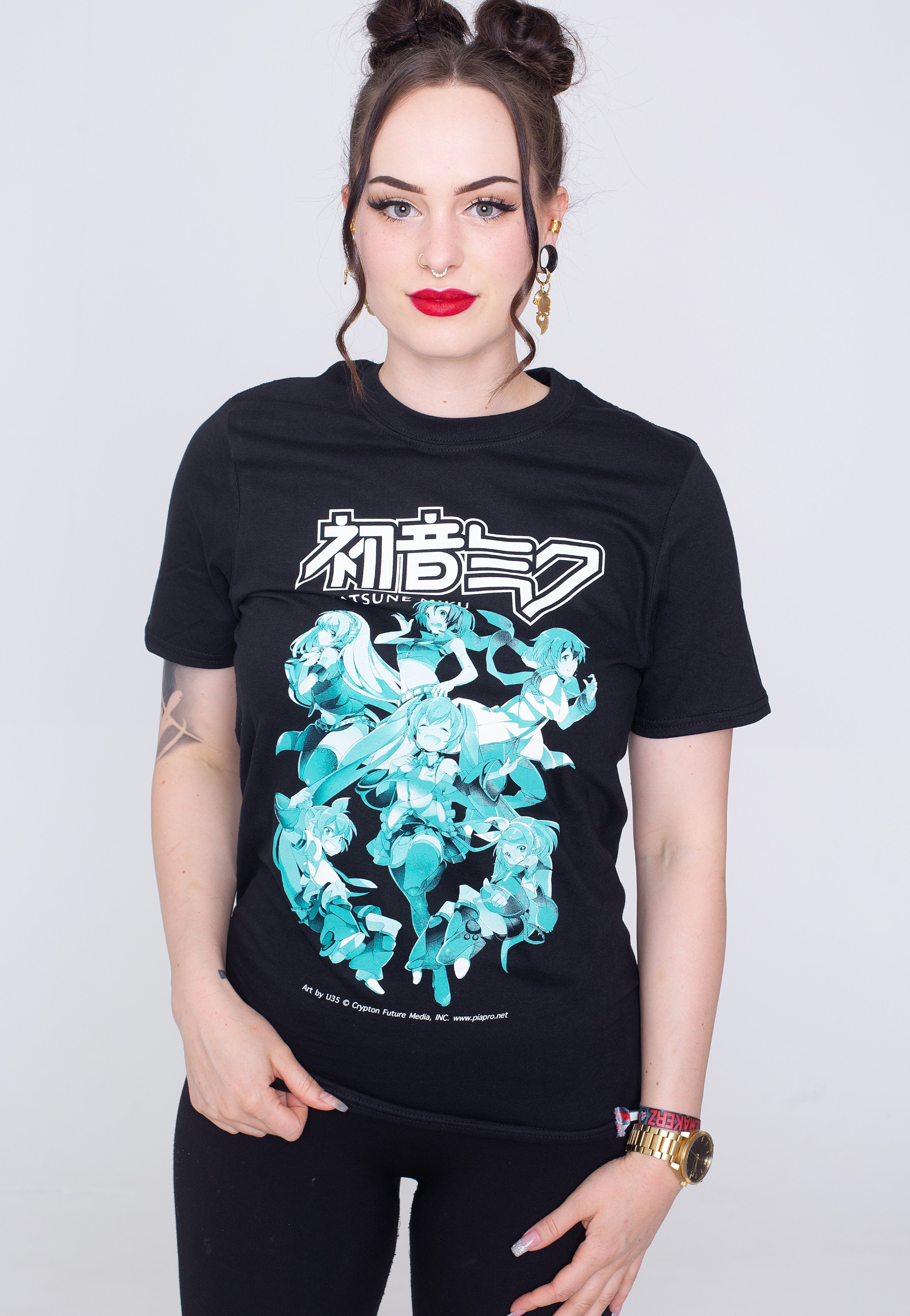 Hatsune Miku - Hatsune Crew - T-Shirt | Women-Image