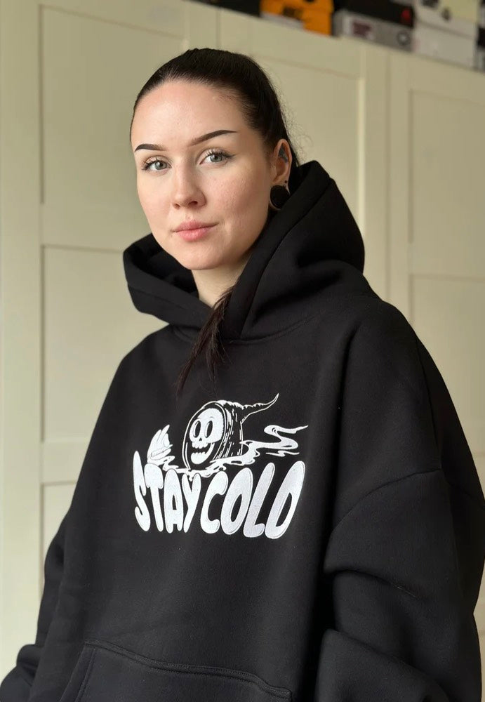 Stay Cold Apparel - Haunt Trip Oversized Black - Hoodie | Women-Image