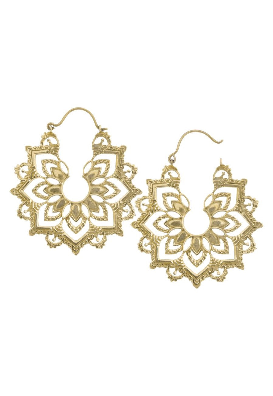 Wildcat - Golden Sunburst - Earrings | Neutral-Image