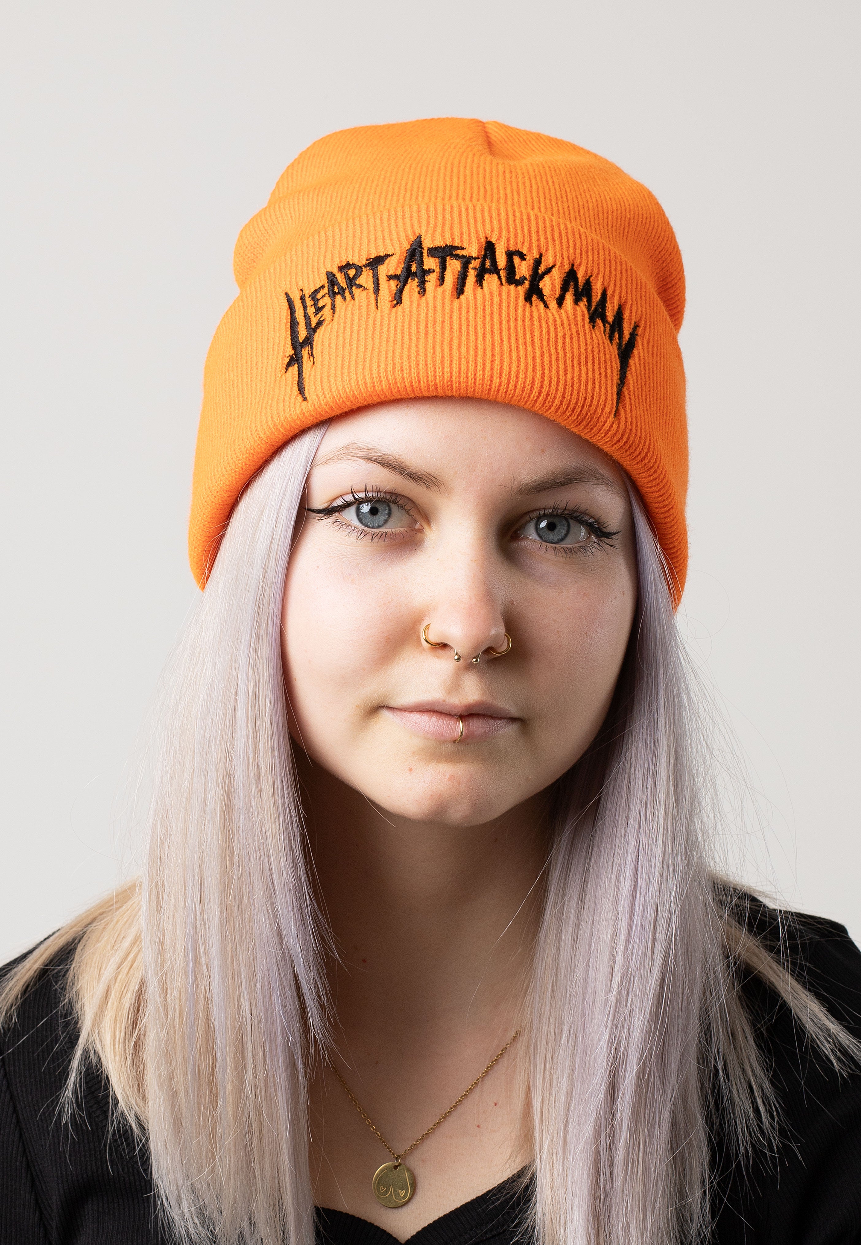 Heart Attack Man - Logo Orange - Beanie | Men-Image