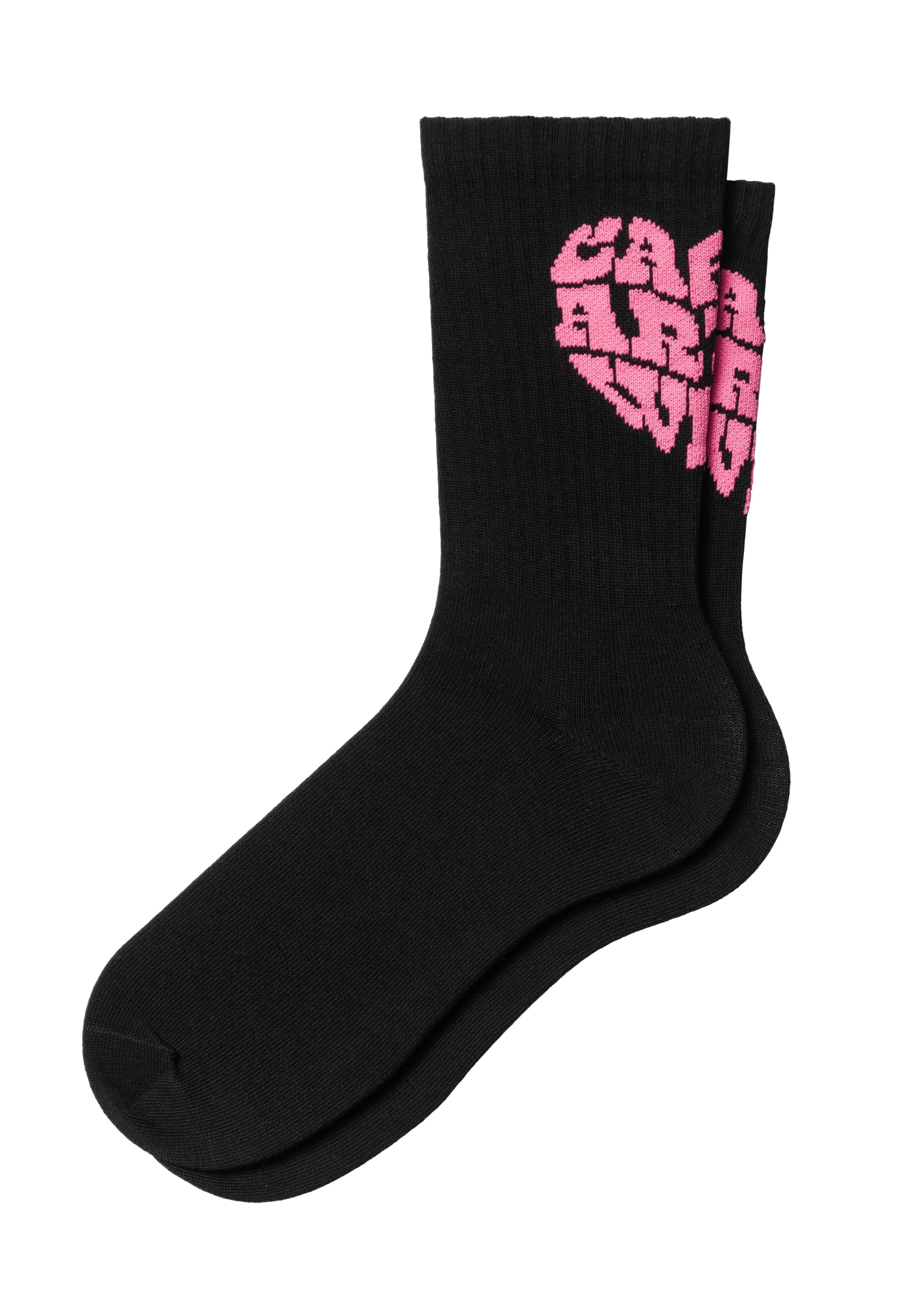 Carhartt WIP - Heartbreaker Black/Lumo Pink - Socks | Neutral-Image