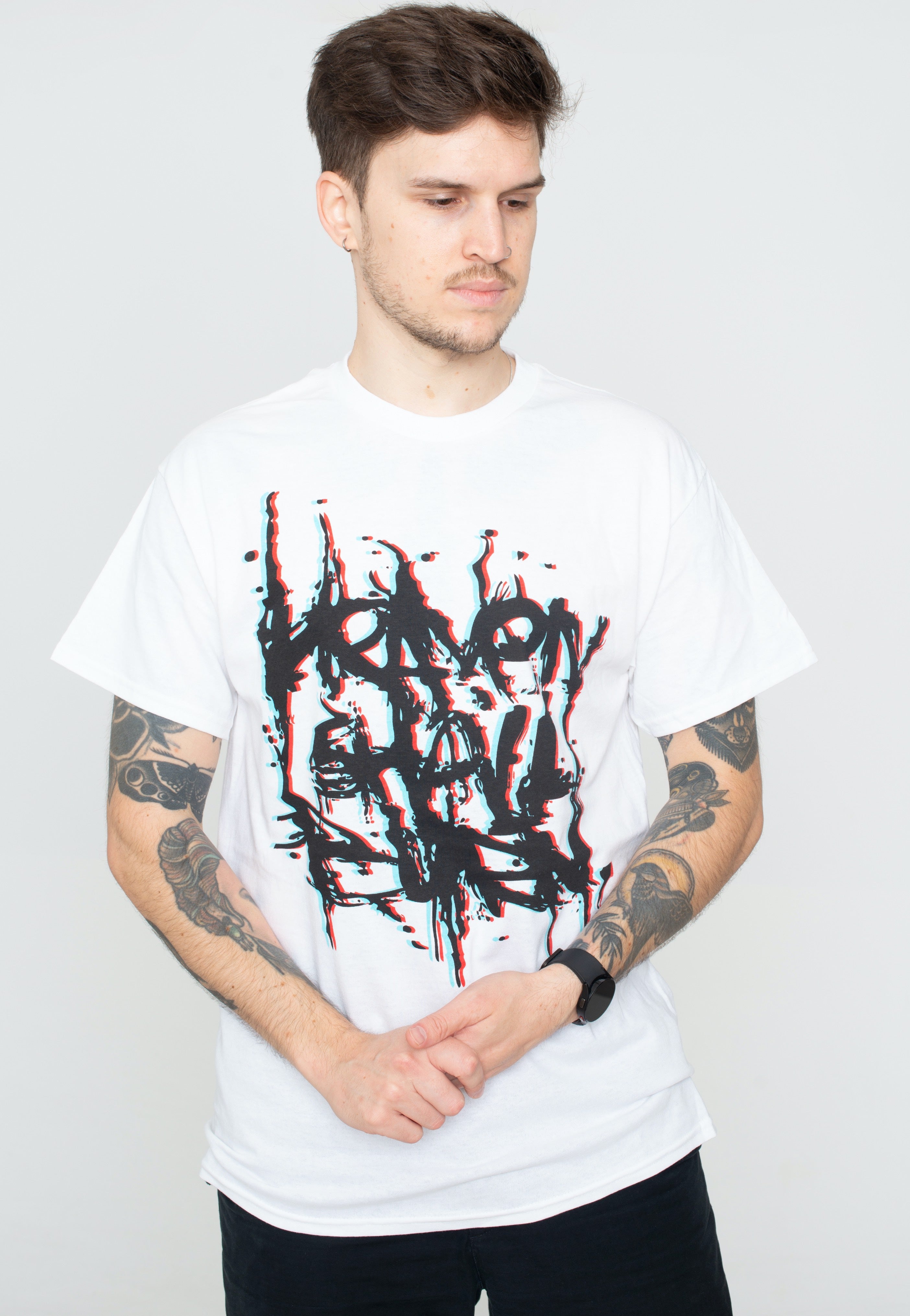 Heaven Shall Burn - 3D Logo White - T-Shirt | Women-Image