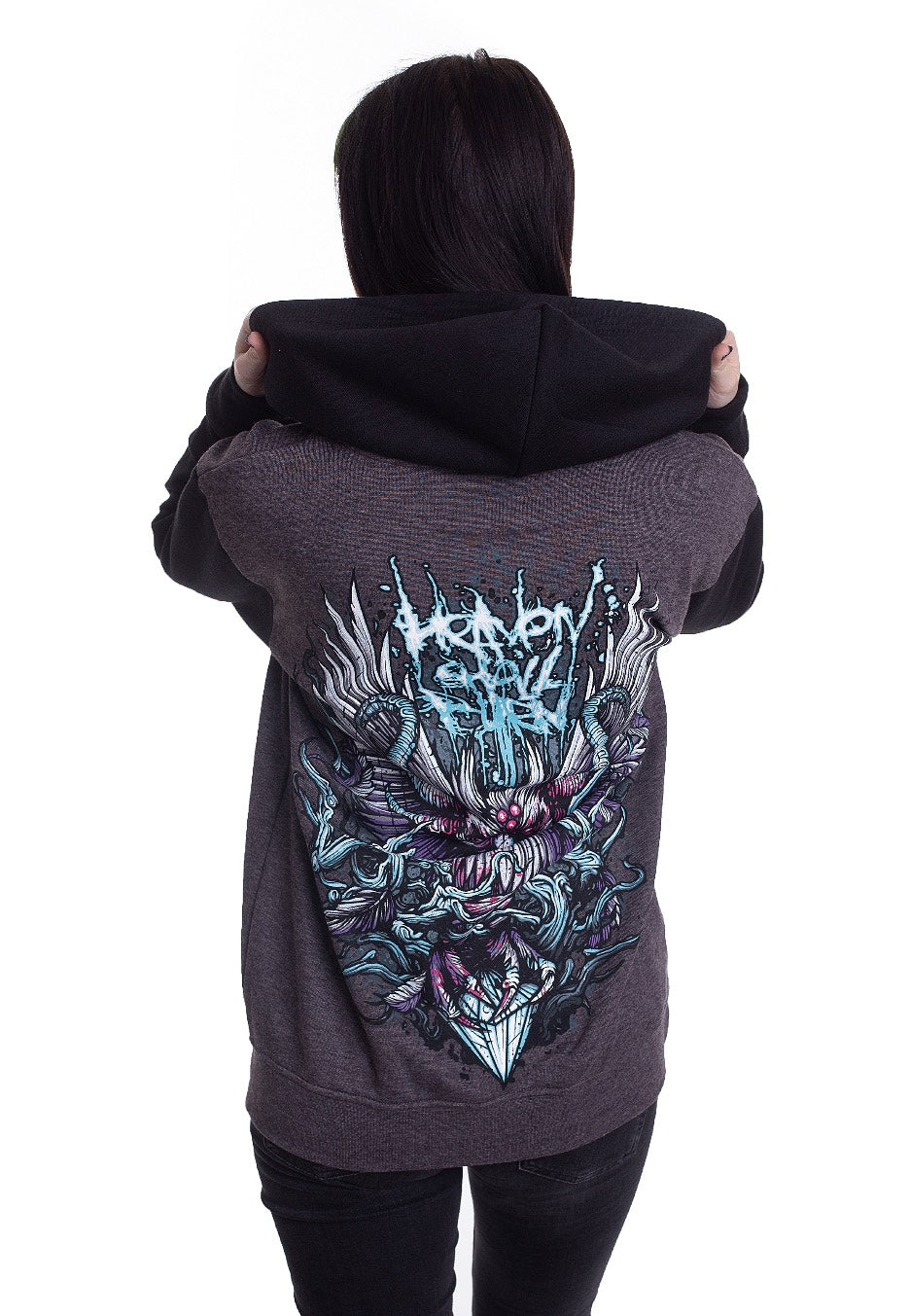 Heaven Shall Burn - Blue Owl Charcoal/Black - Zipper | Women-Image