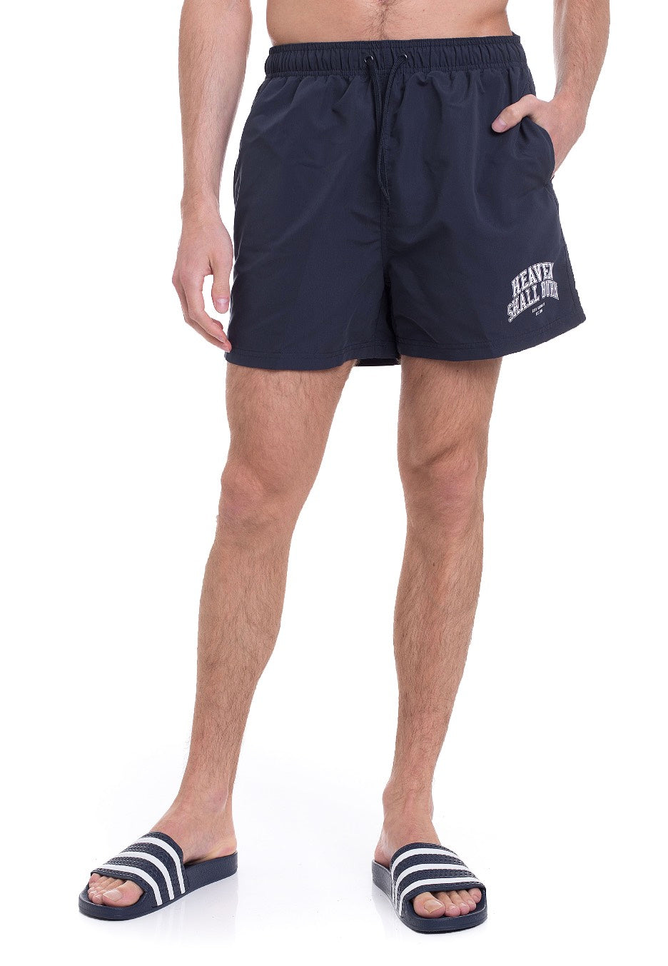 Heaven Shall Burn - College Logo Navy - Shorts | Men-Image