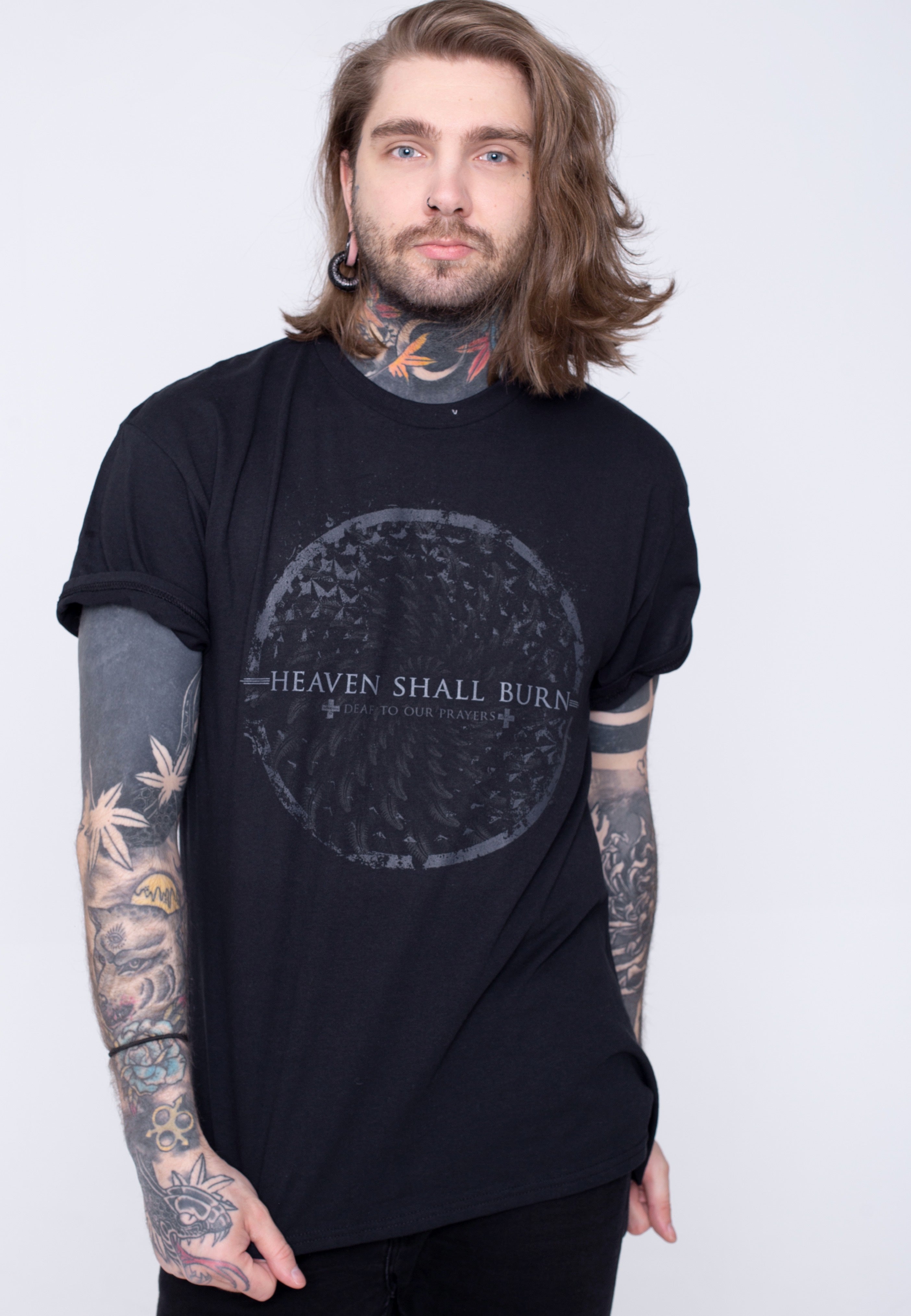 Heaven Shall Burn - Deaf To Our Prayers Cross - T-Shirt | Men-Image