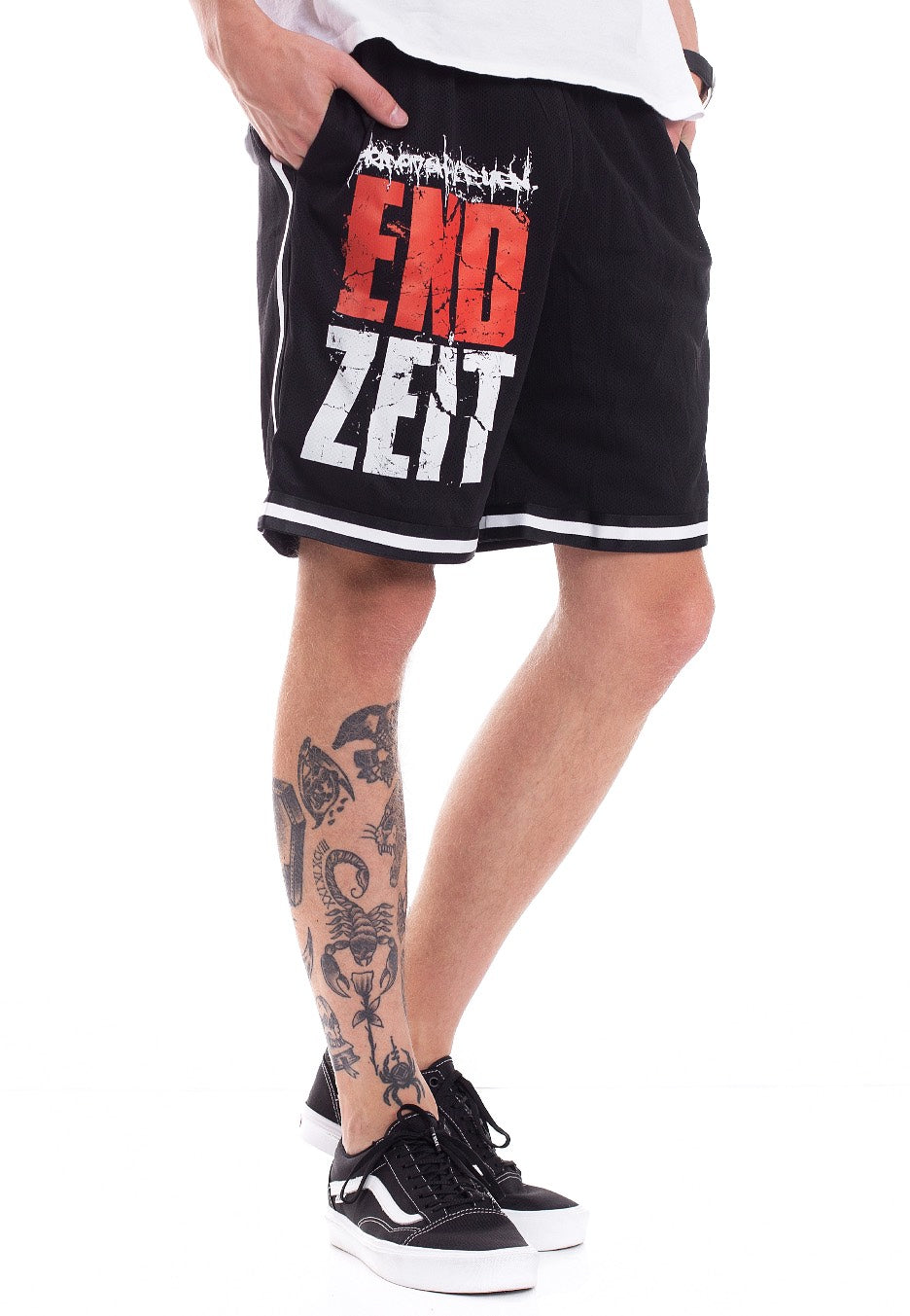 Heaven Shall Burn - Endzeit Block Striped - Shorts | Men-Image