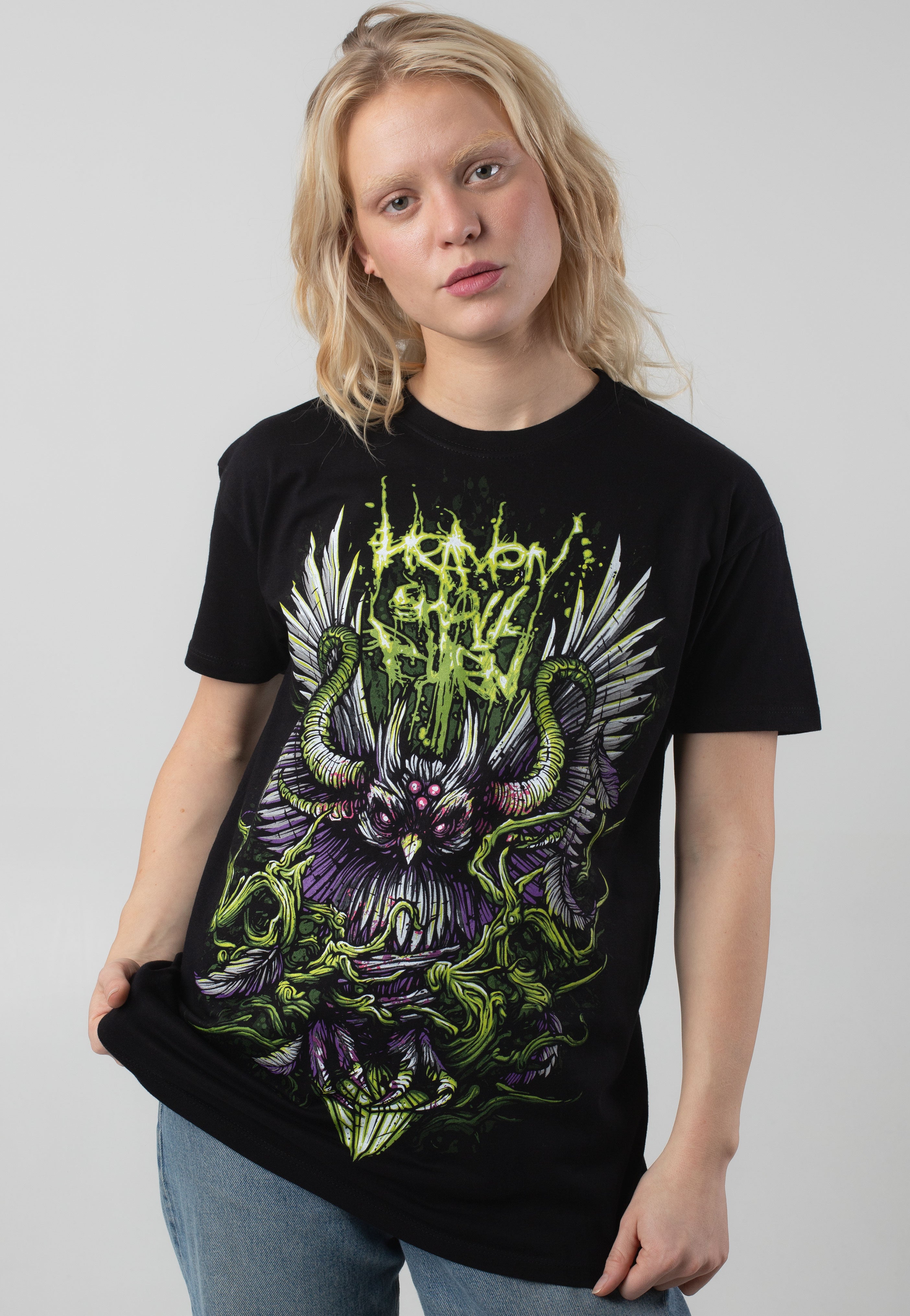 Heaven Shall Burn - Green Owl - T-Shirt | Women-Image