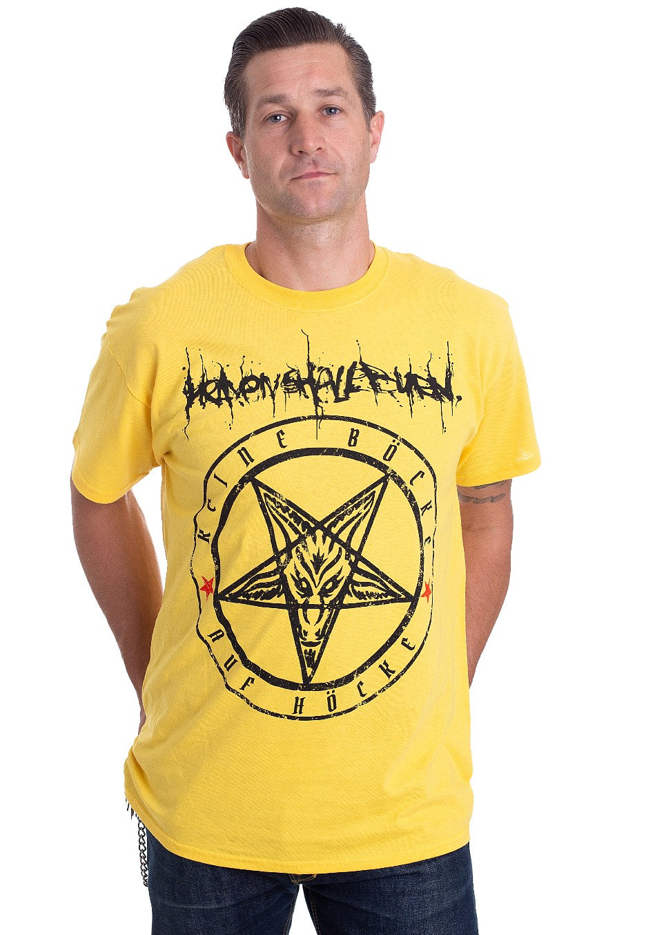 Heaven Shall Burn - Keine Böcke Yellow - T-Shirt | Men-Image