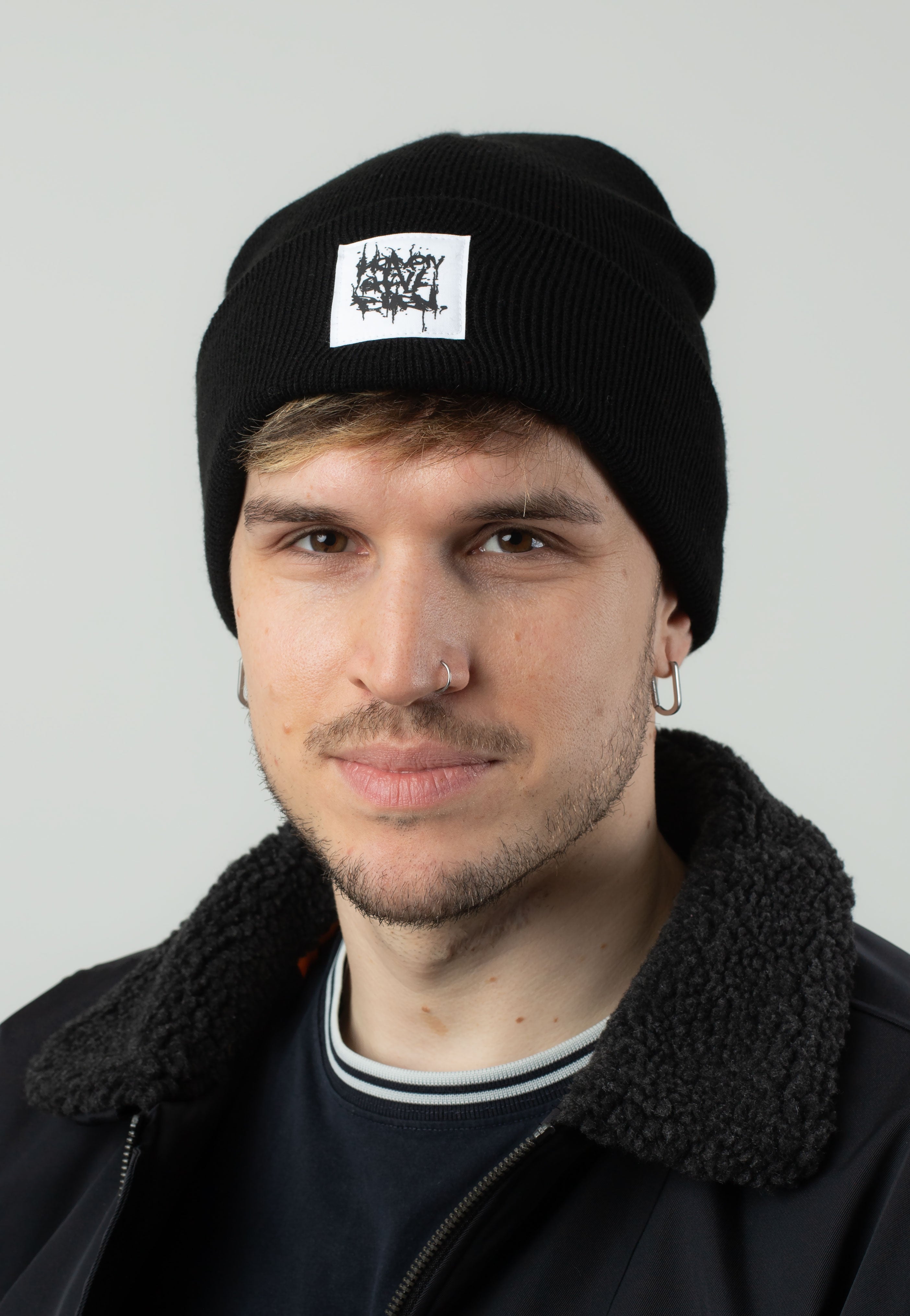 Heaven Shall Burn - Stacked Logo - Long Beanie | Neutral-Image