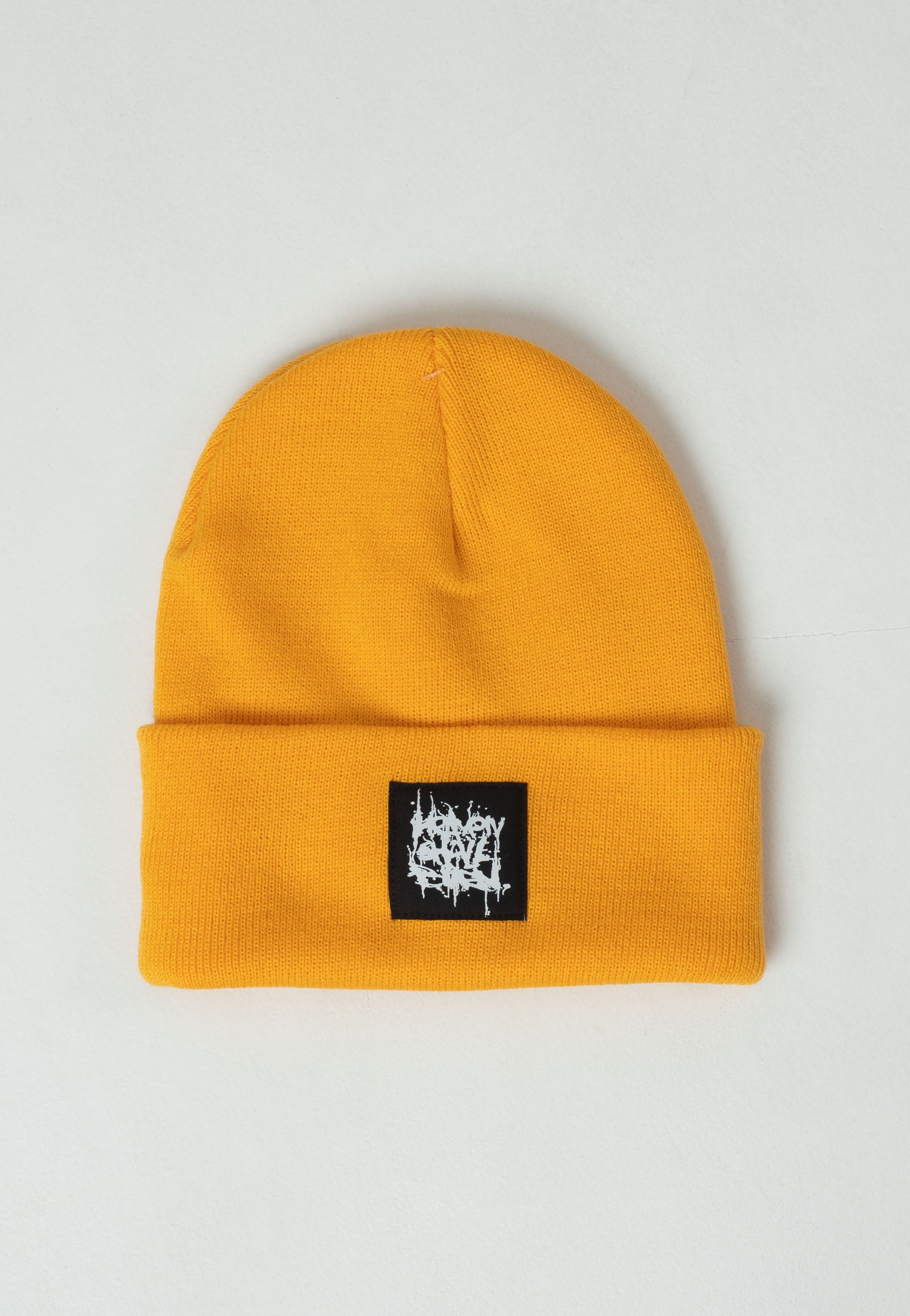 Heaven Shall Burn - Stacked Logo Gold - Long Beanie | Neutral-Image