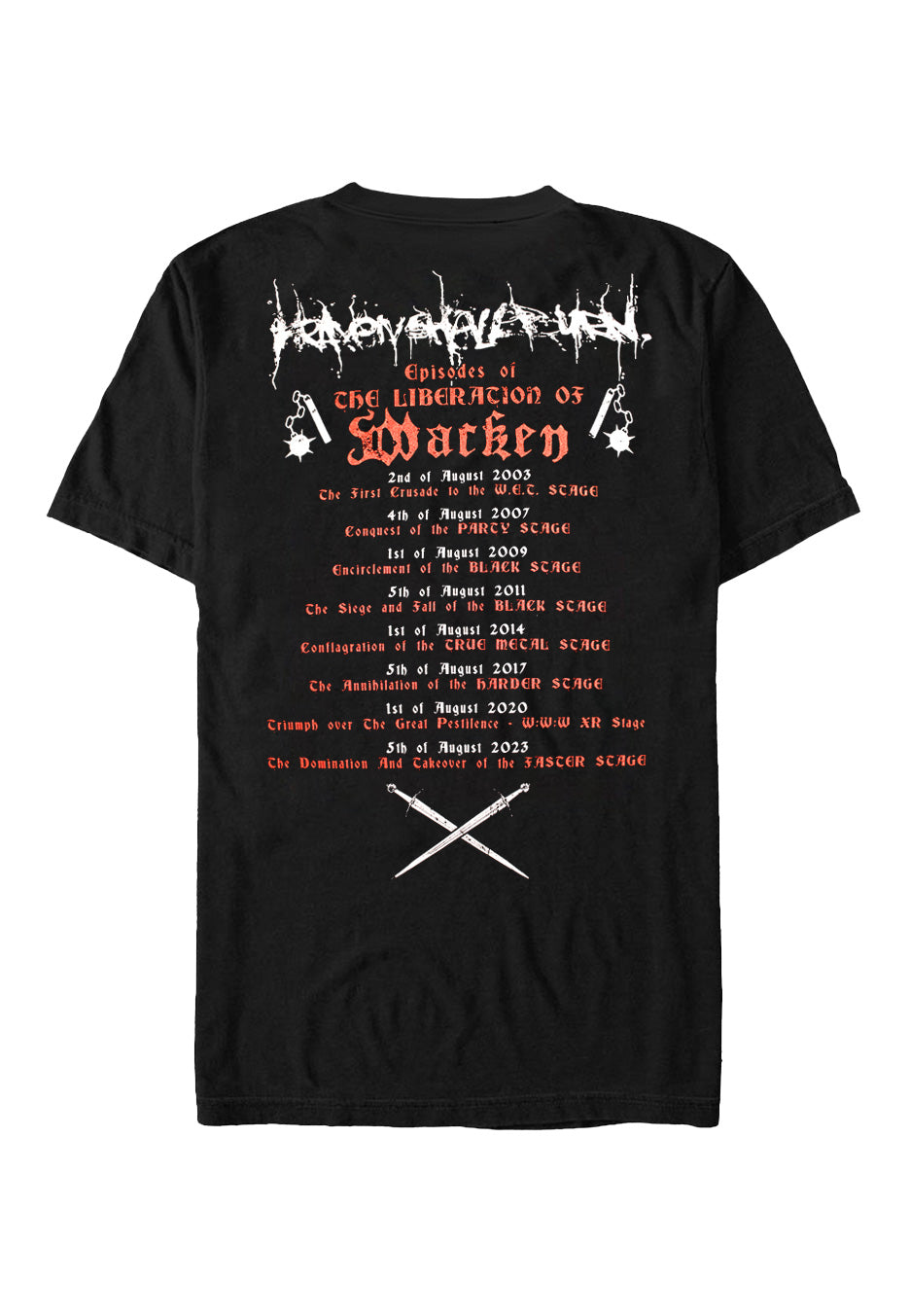 Heaven Shall Burn - The Liberation Of Wacken - T-Shirt | Neutral-Image