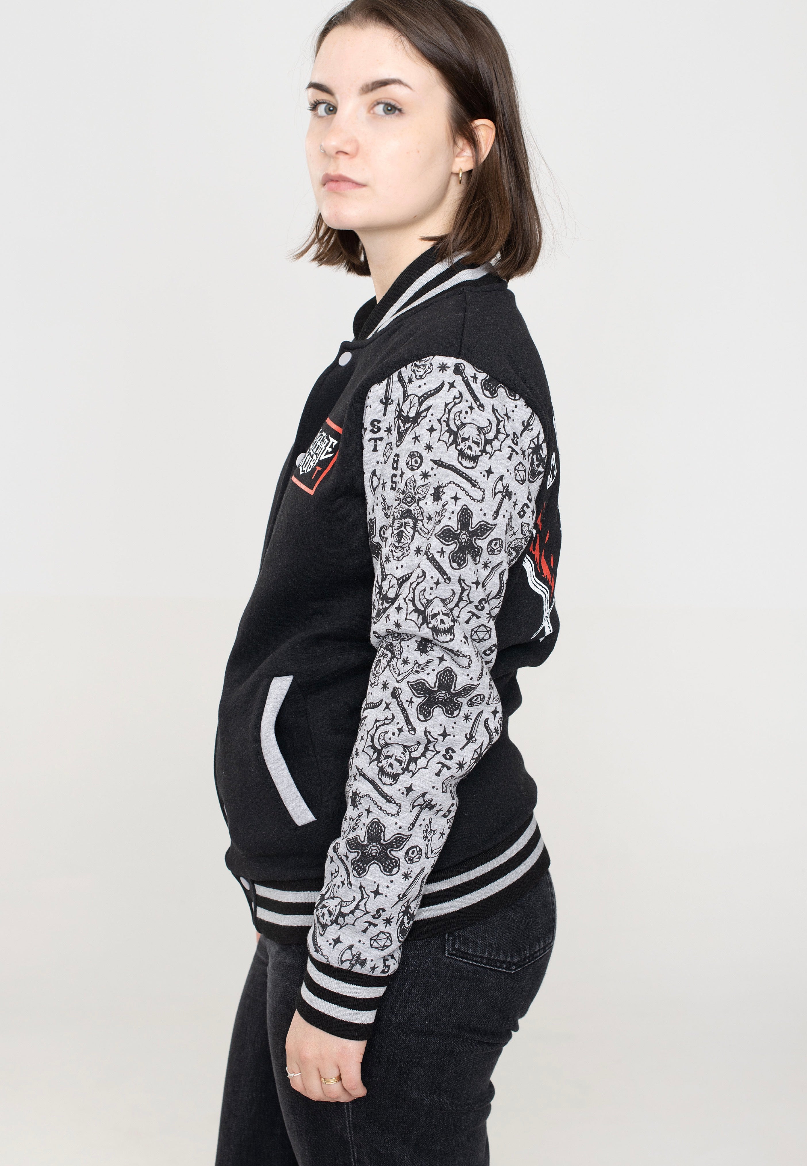 Stranger Things - Hellfire Club - College Jacket | Women-Image