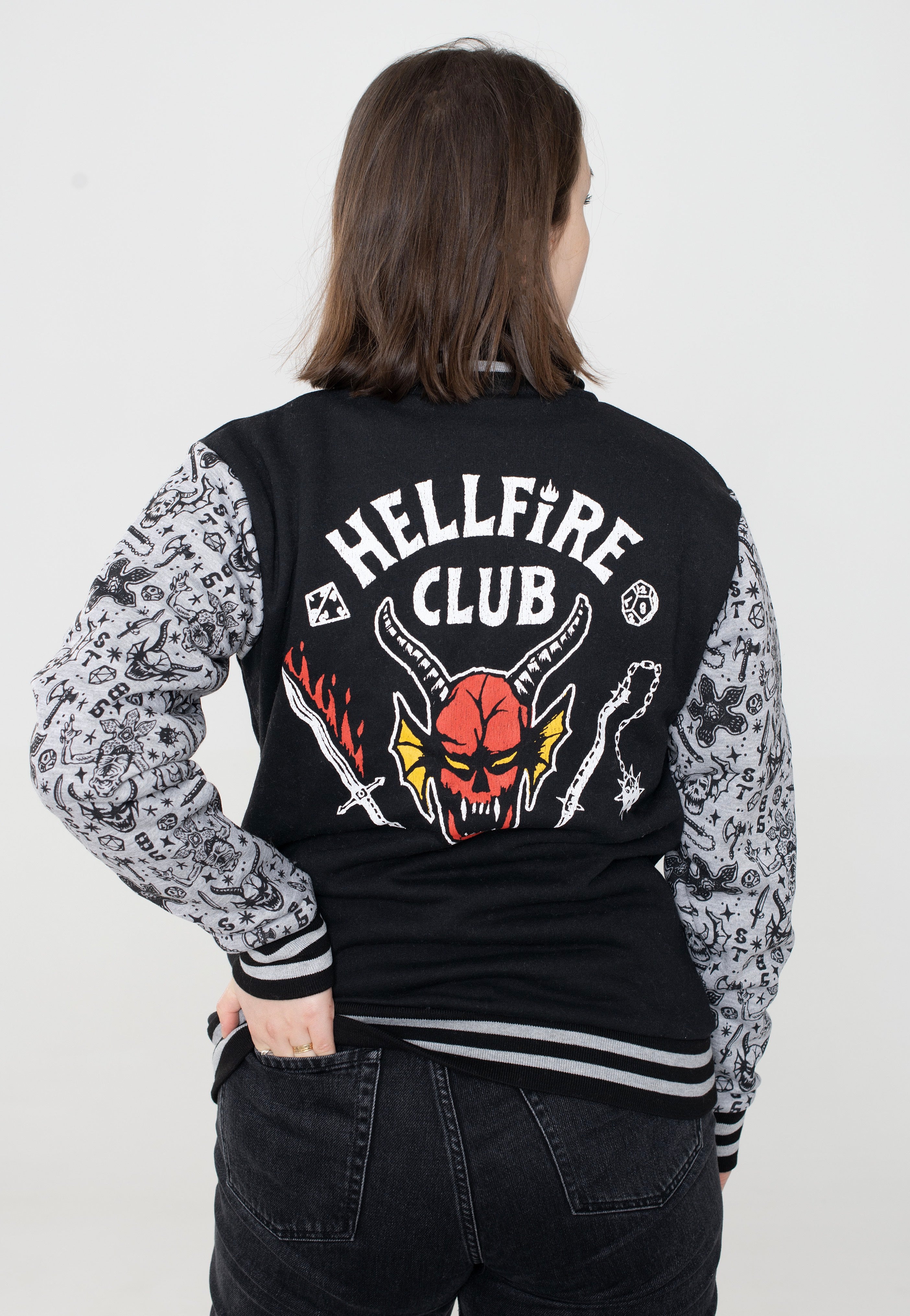 Stranger Things - Hellfire Club - College Jacket | Women-Image