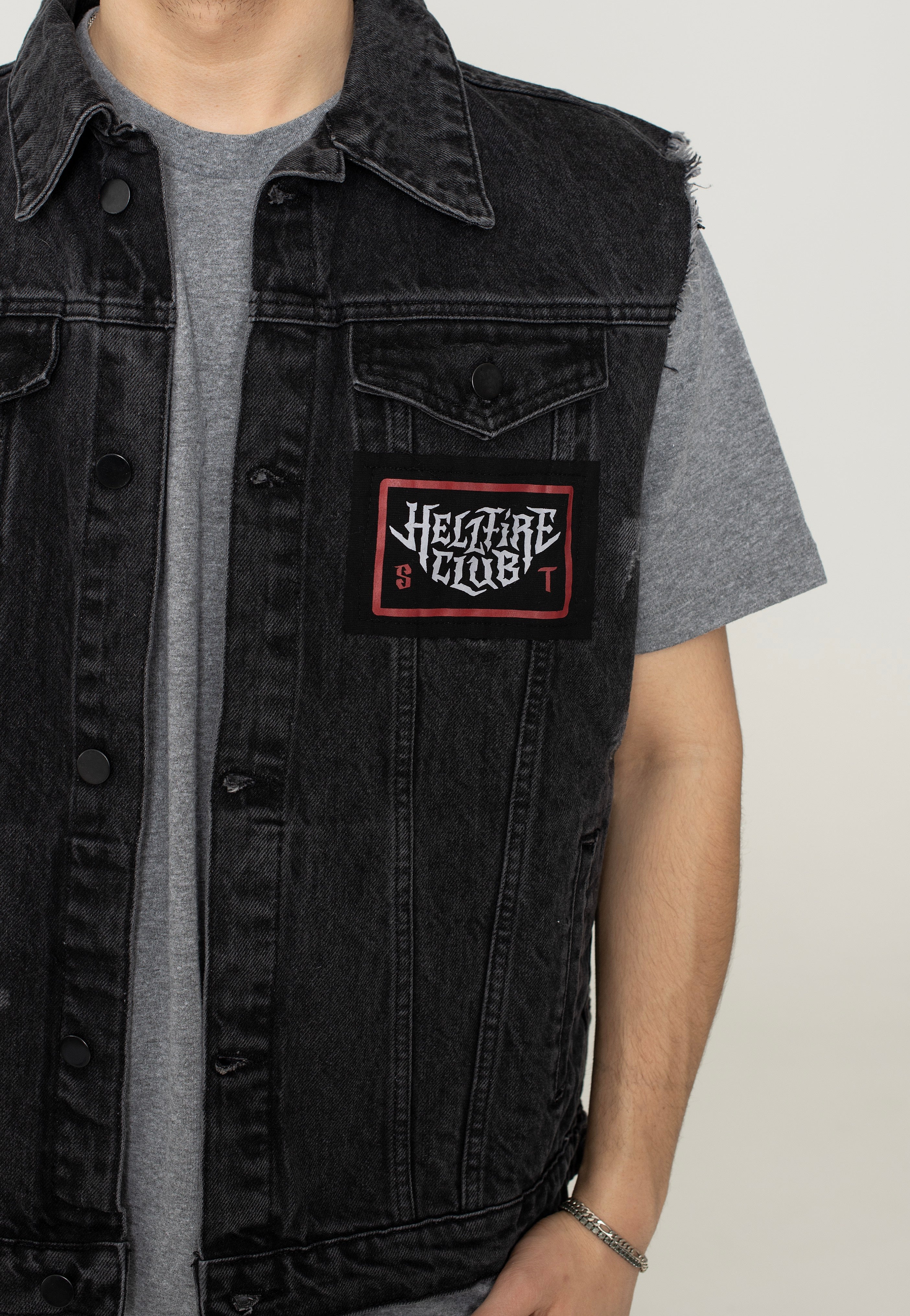 Stranger Things - Hellfire Club Denim - Vest | Men-Image