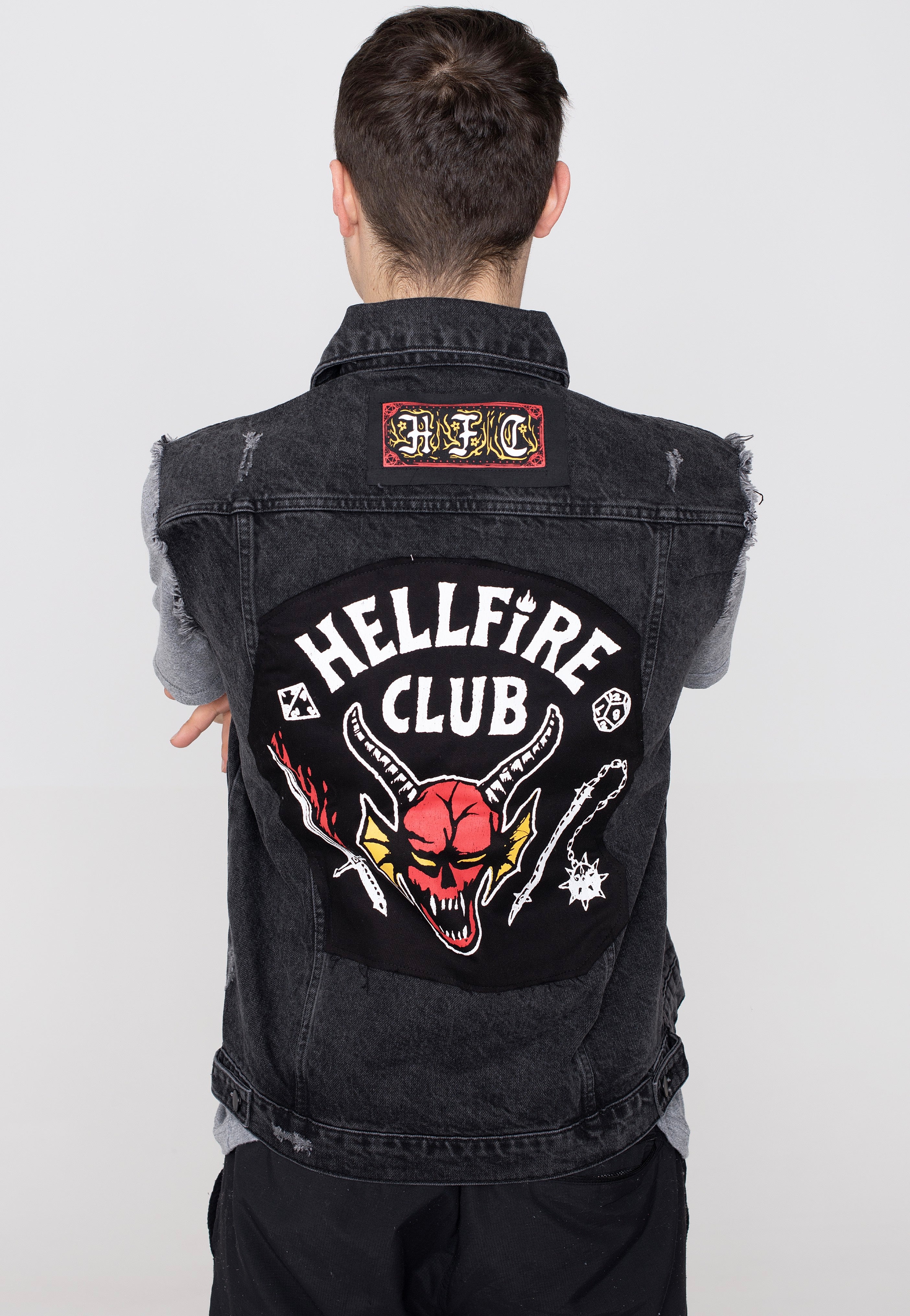 Stranger Things - Hellfire Club Denim - Vest | Men-Image