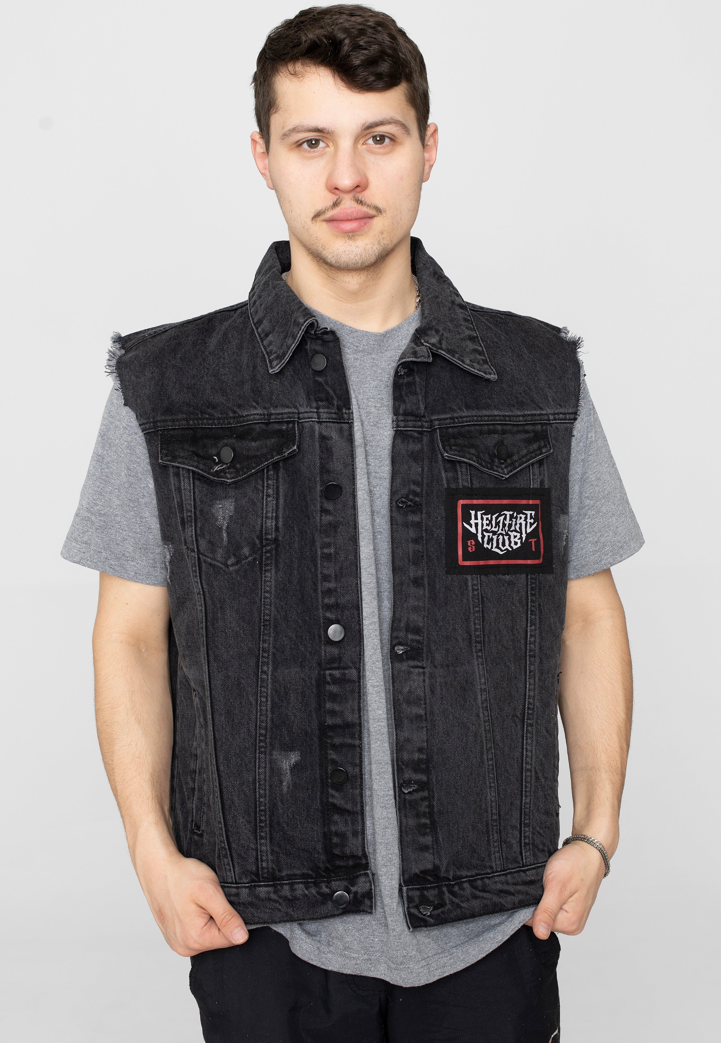 Stranger Things - Hellfire Club Denim - Vest | Men-Image