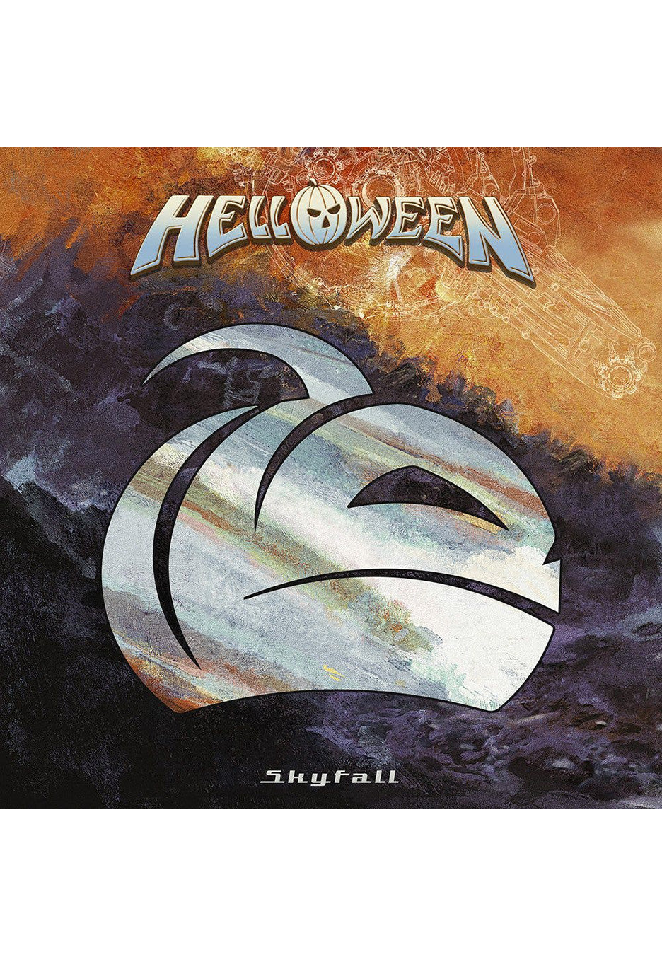 Helloween - Skyfall Orange/Black - Splattered Mini Vinyl | Neutral-Image