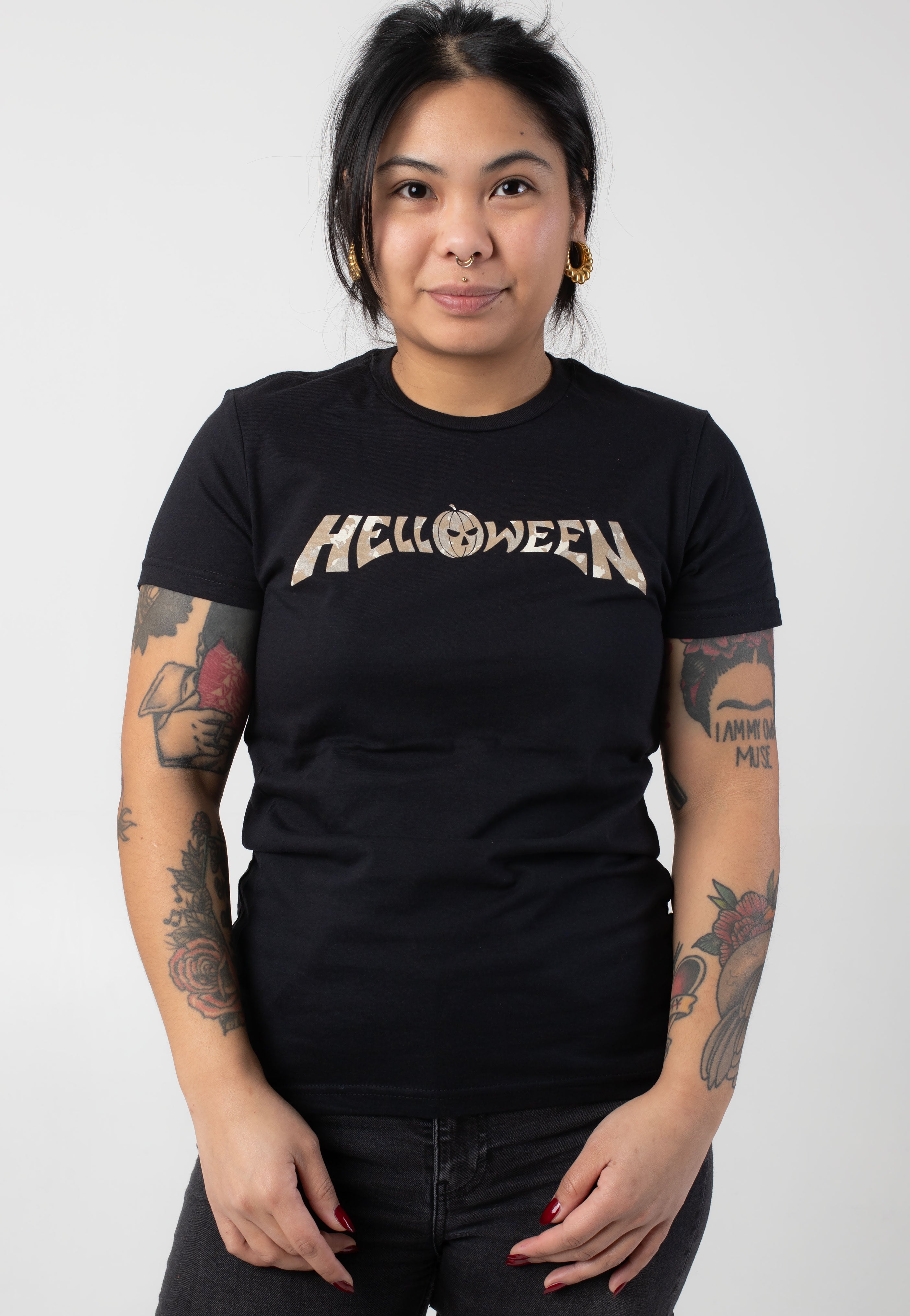 Helloween - Logo Camouflage - Girly | Women-Image