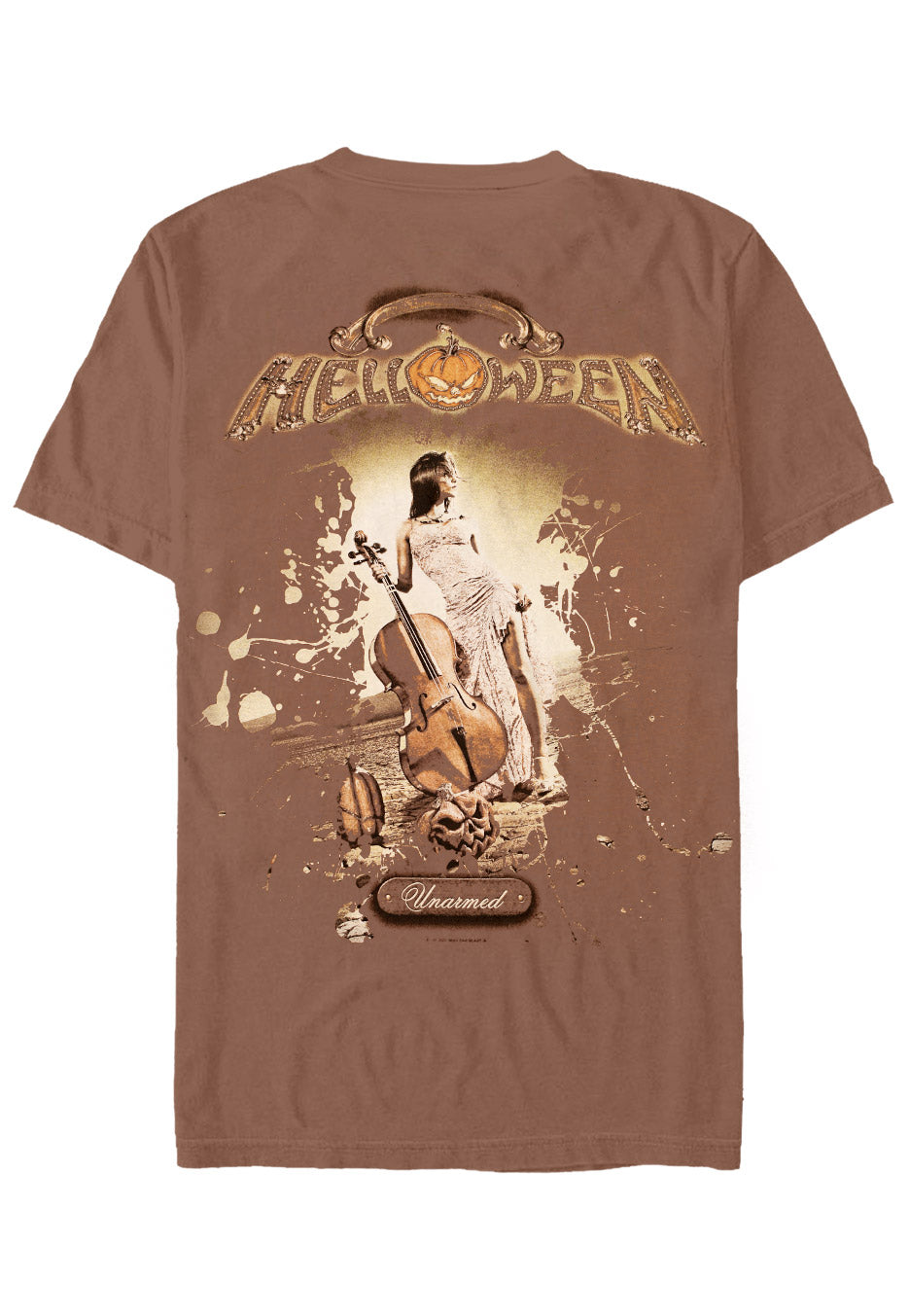 Helloween - Unarmed Chestnut Brown - T-Shirt | Neutral-Image