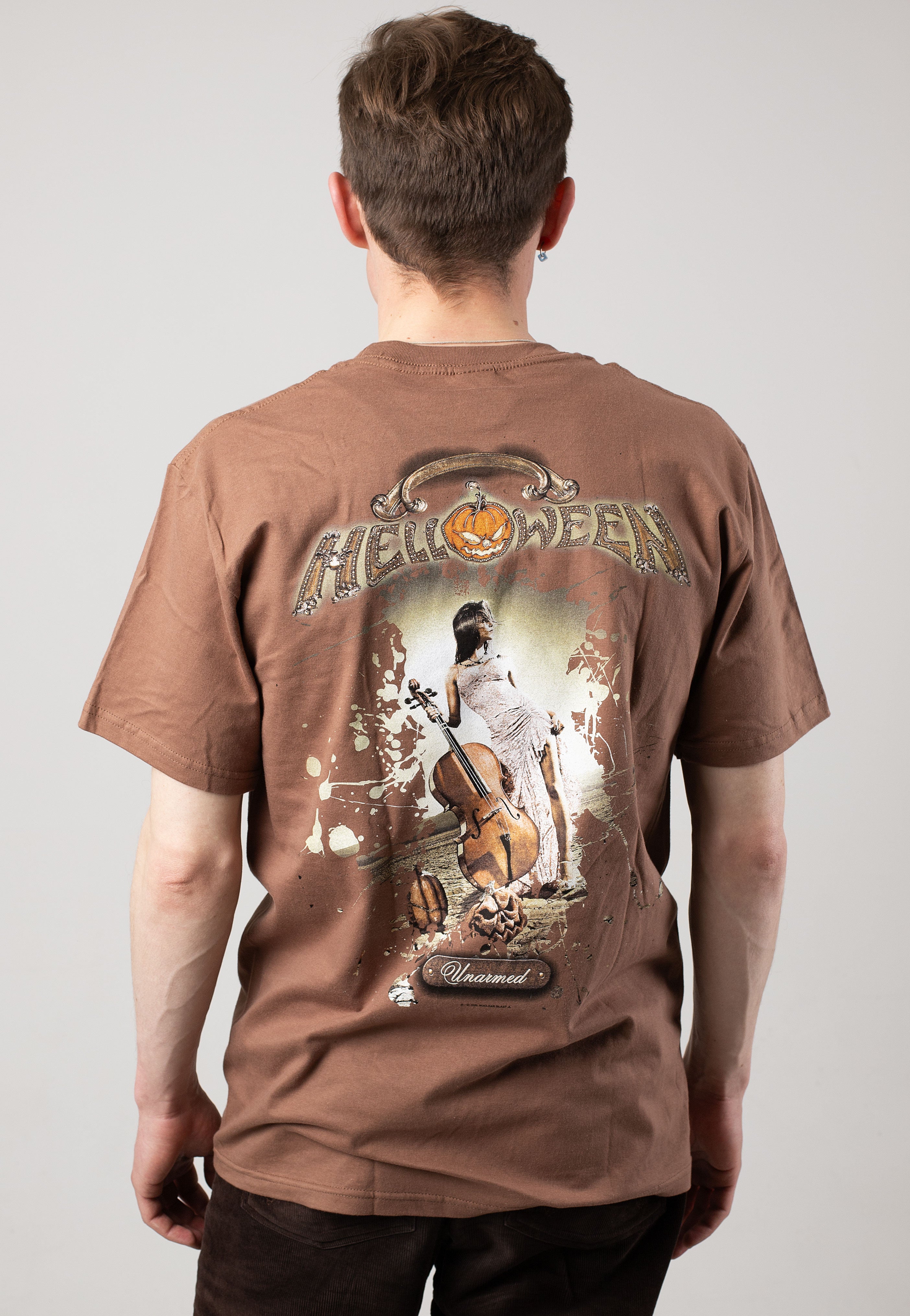 Helloween - Unarmed Chestnut Brown - T-Shirt | Men-Image