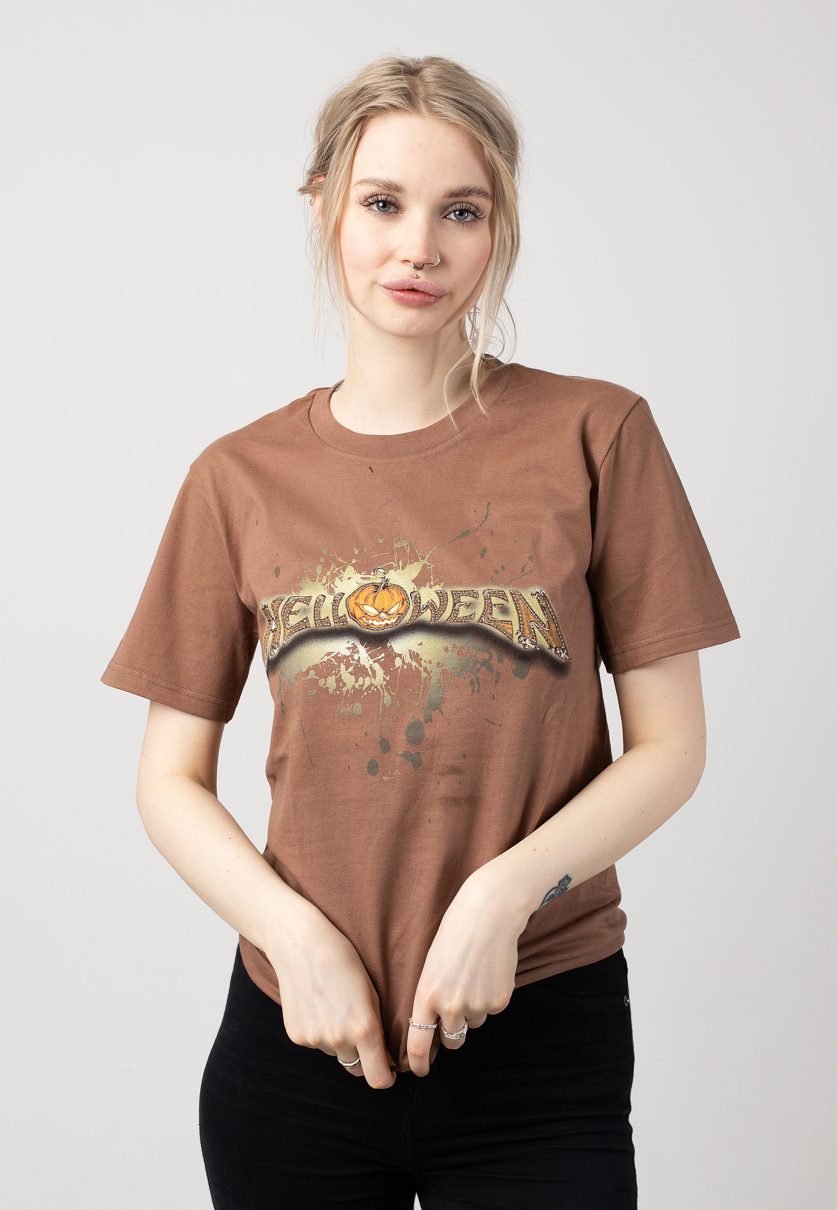 Helloween - Unarmed Chestnut Brown - T-Shirt | Women-Image