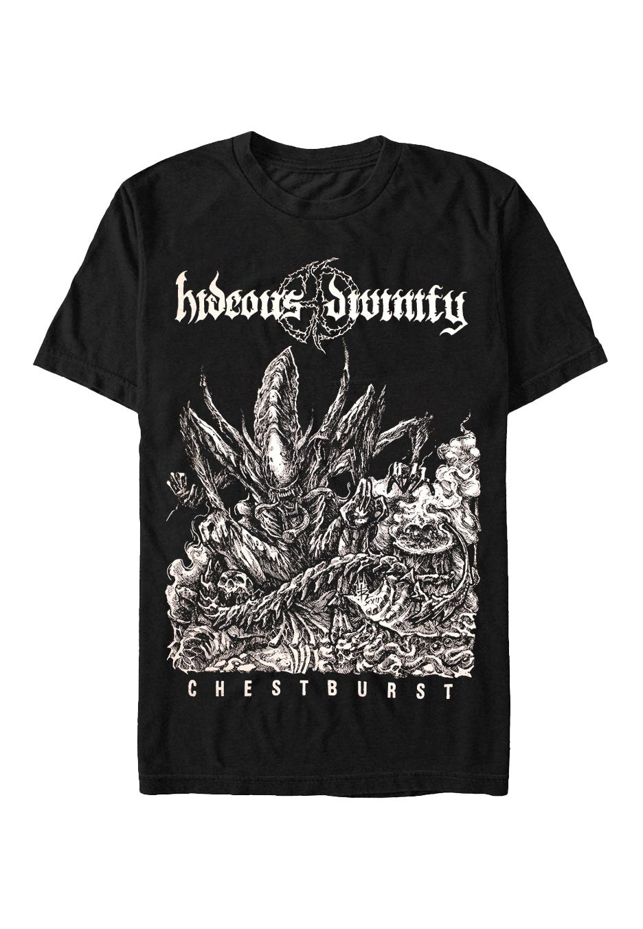 Hideous Divinity - Burst - T-Shirt | Neutral-Image