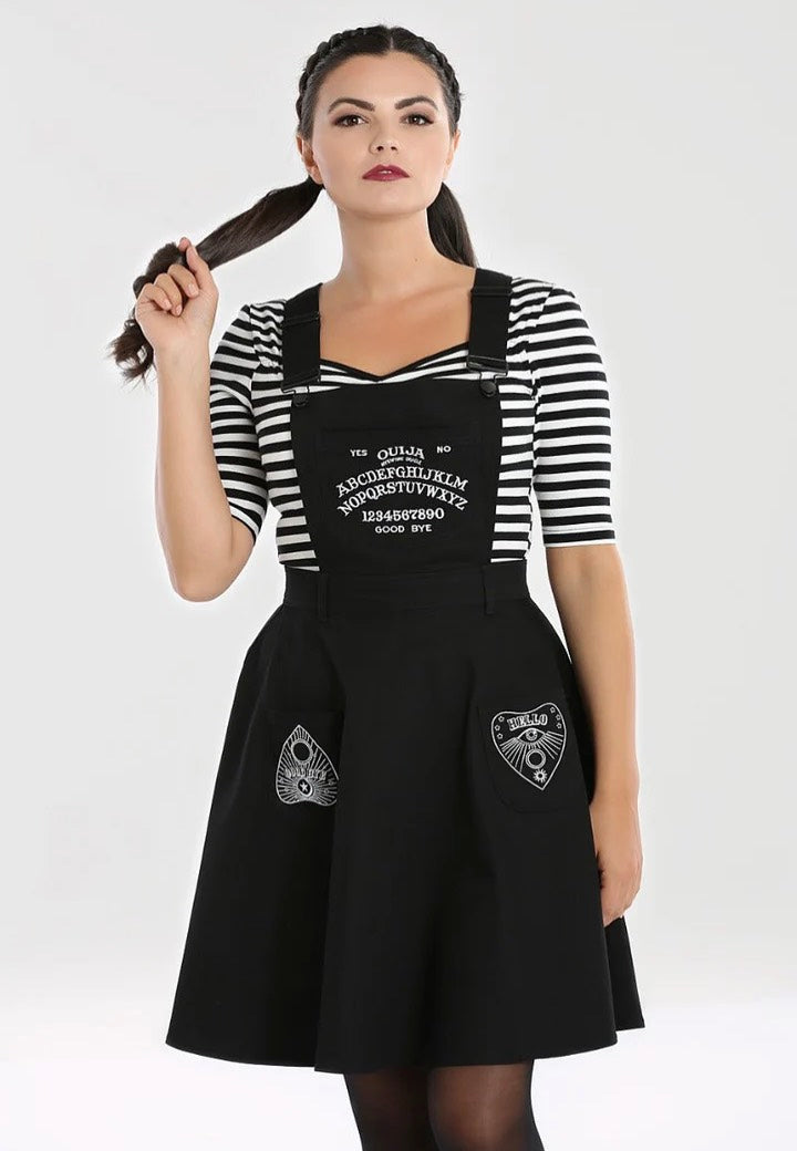 Hellbunny - Samara Pinafore Black - Dress | Women-Image