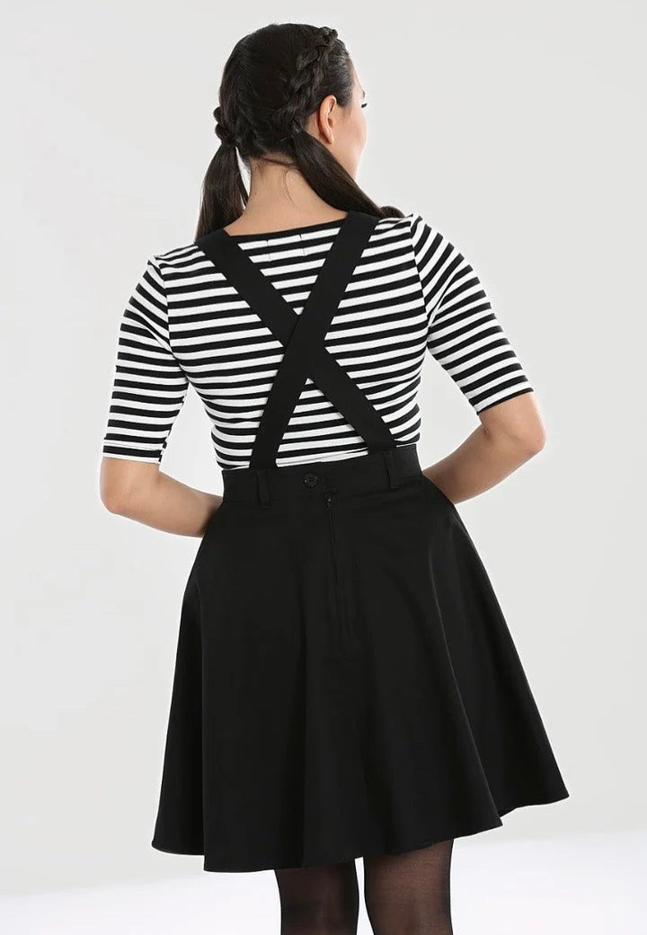 Hellbunny - Samara Pinafore Black - Dress | Women-Image