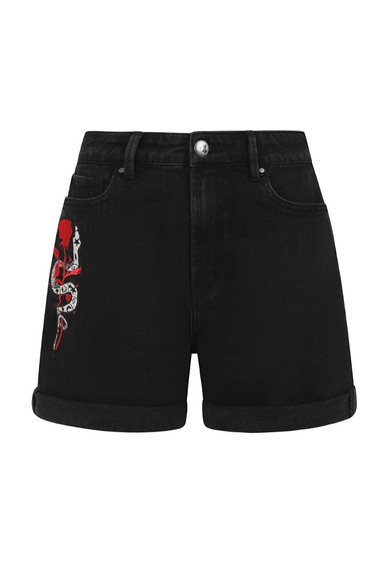 Hellbunny - Temptation Black - Shorts | Women-Image