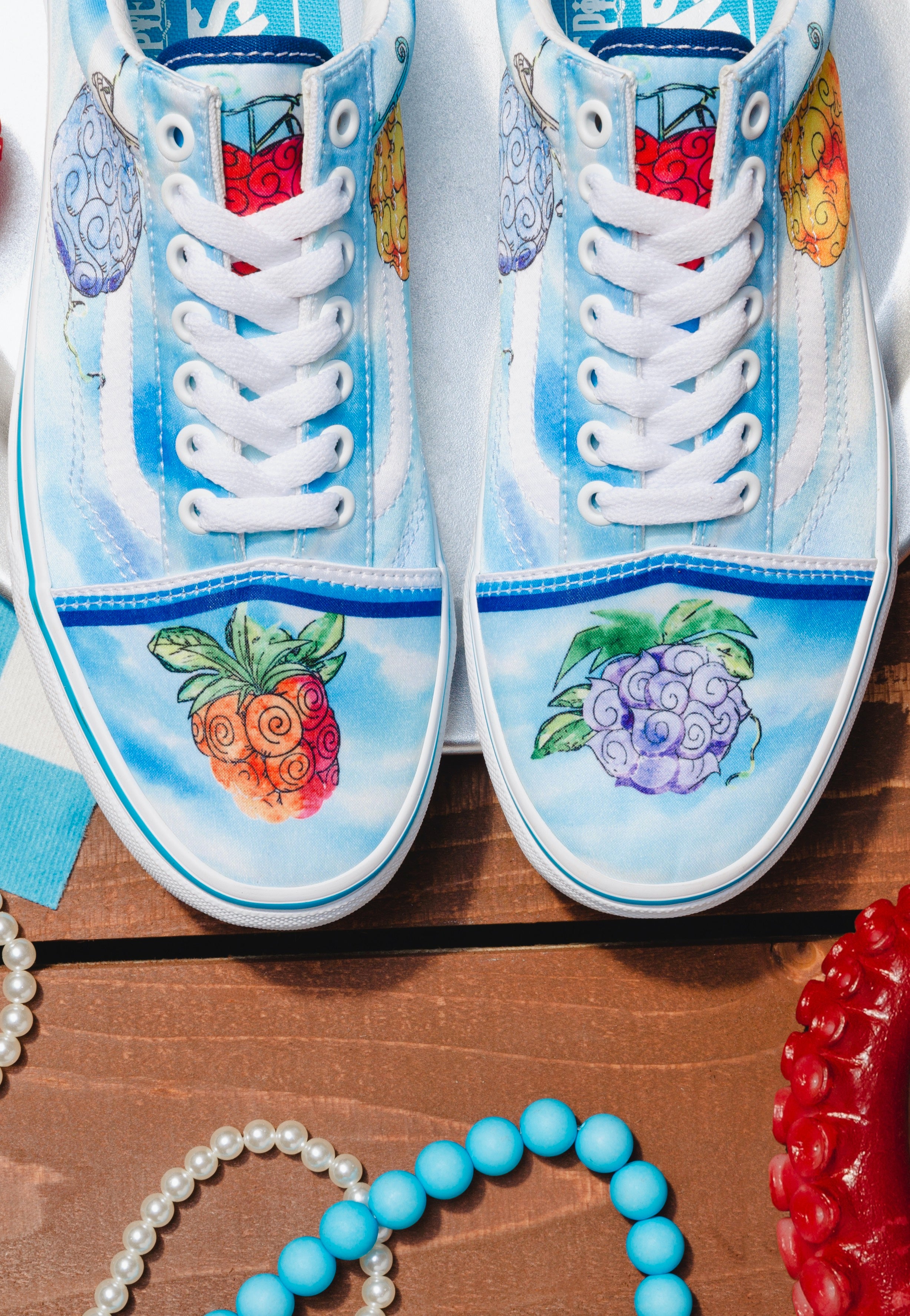 Vans x One Piece - Old Skool Devil Fruit True Blue - Shoes | Men-Image