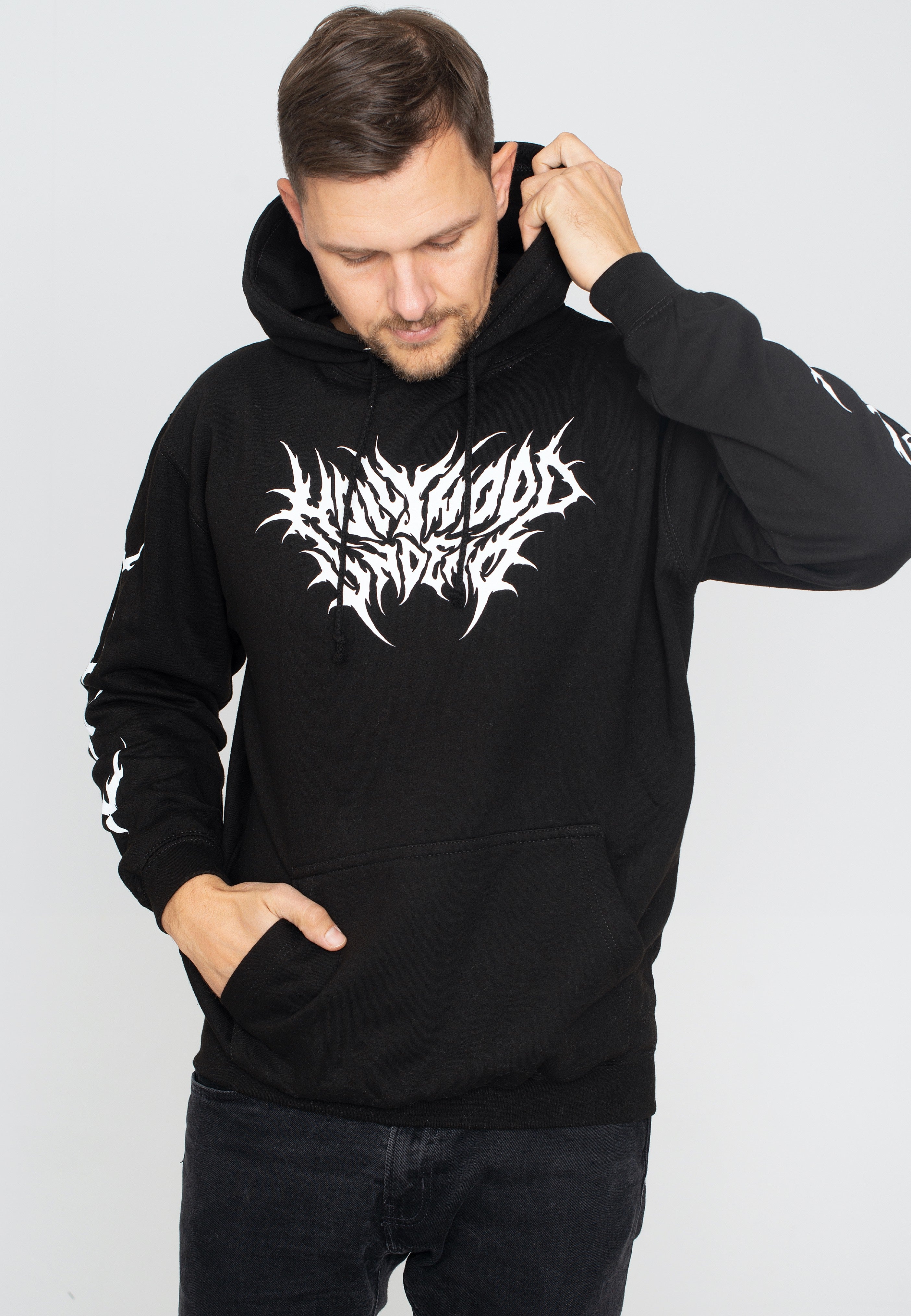 Hollywood Undead - Metal Logo - Hoodie | Men-Image