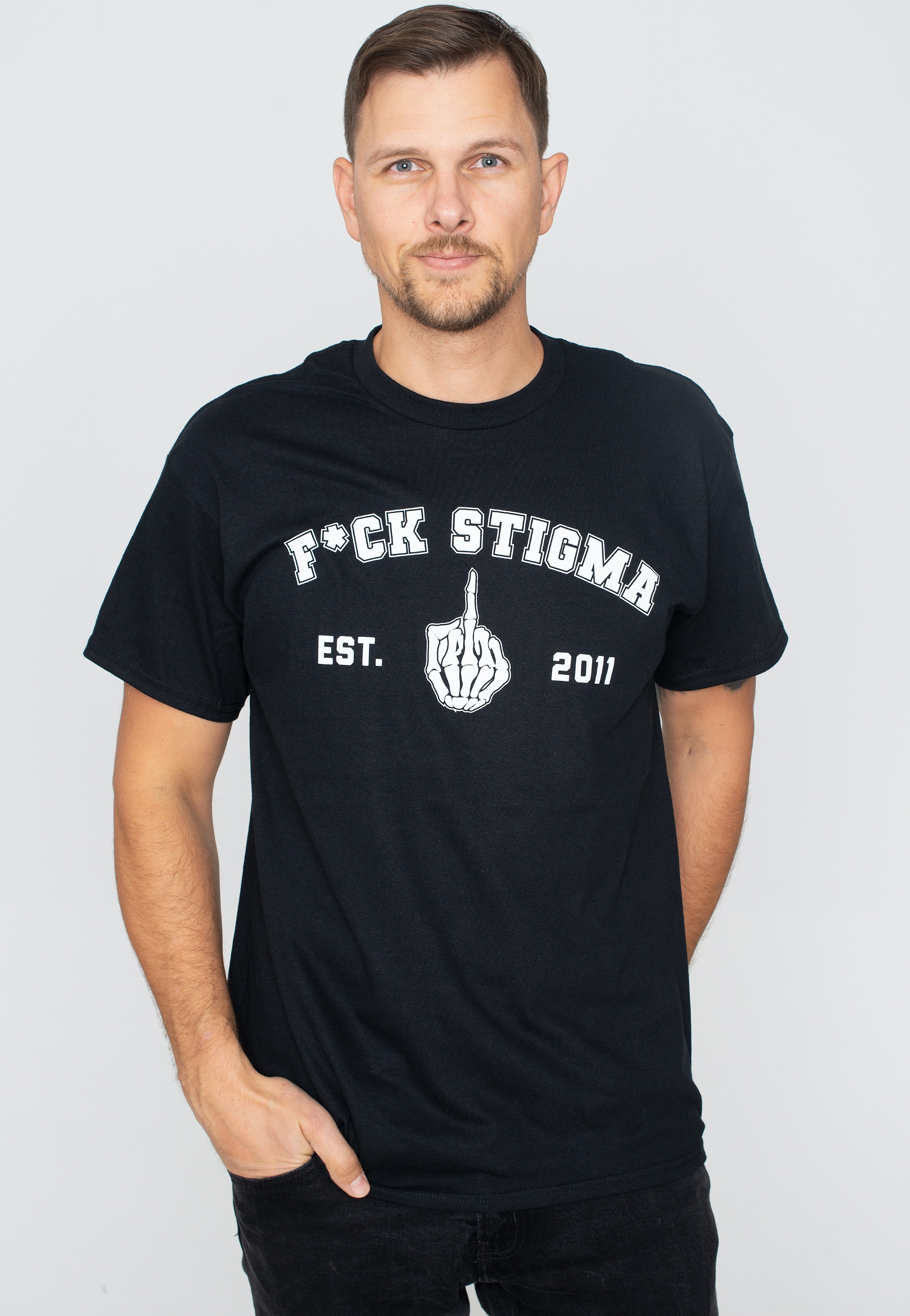 Hope For The Day - F_ck Stigma - T-Shirt | Men-Image